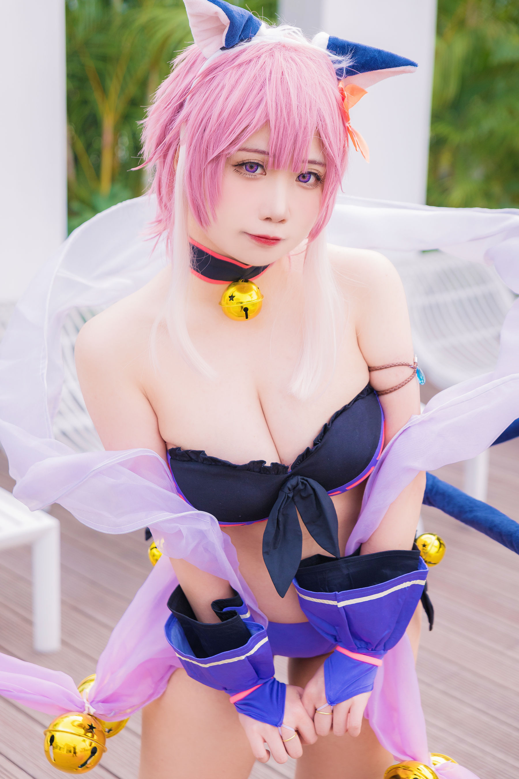 [福利COS] 贞子蜜桃 - 九月舰长 宮坂珠希泳装