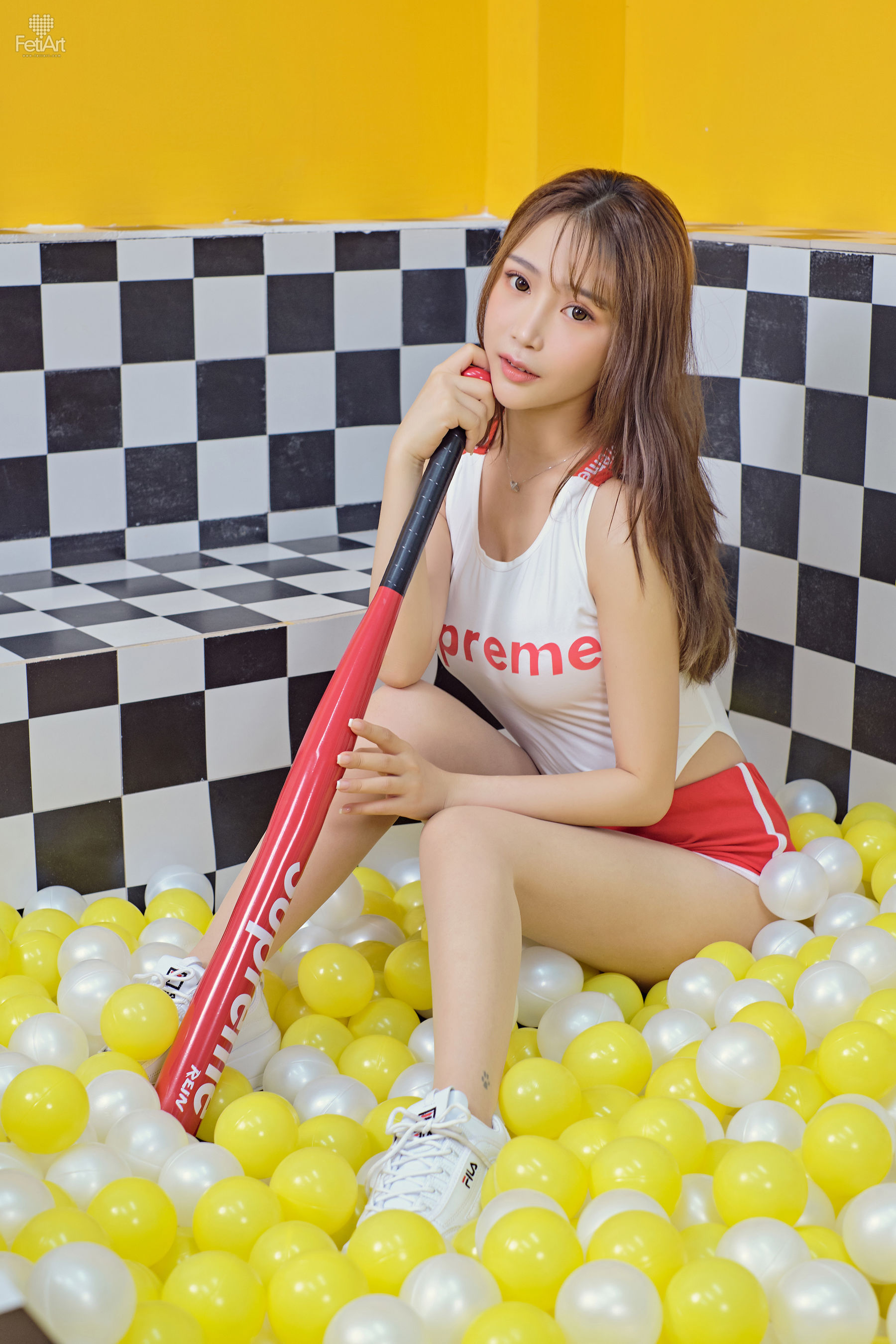 [尚物集FetiArt] No.004 Wanna Play Baseball MODEL-Bowie