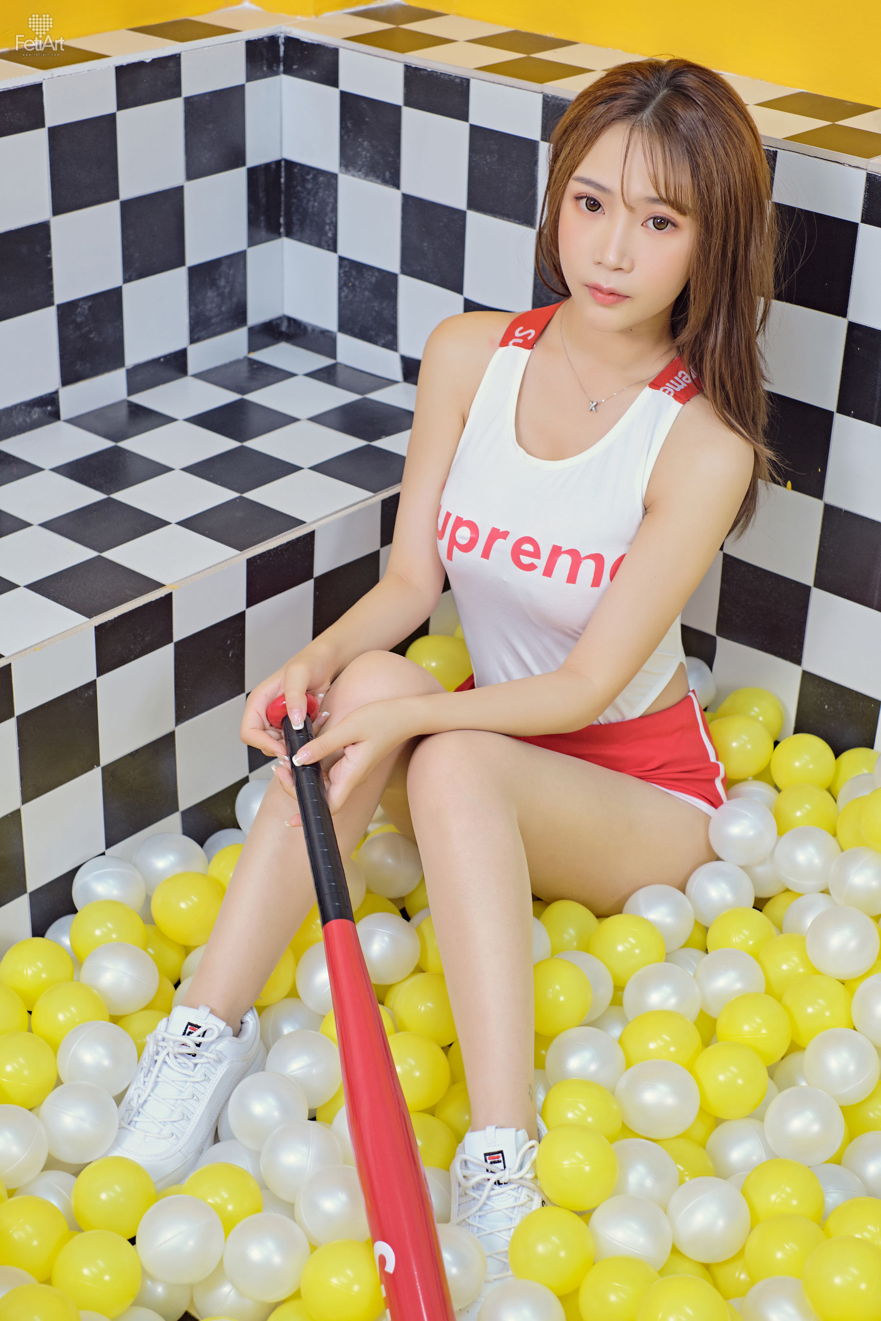 [尚物集FetiArt] No.004 Wanna Play Baseball MODEL-Bowie