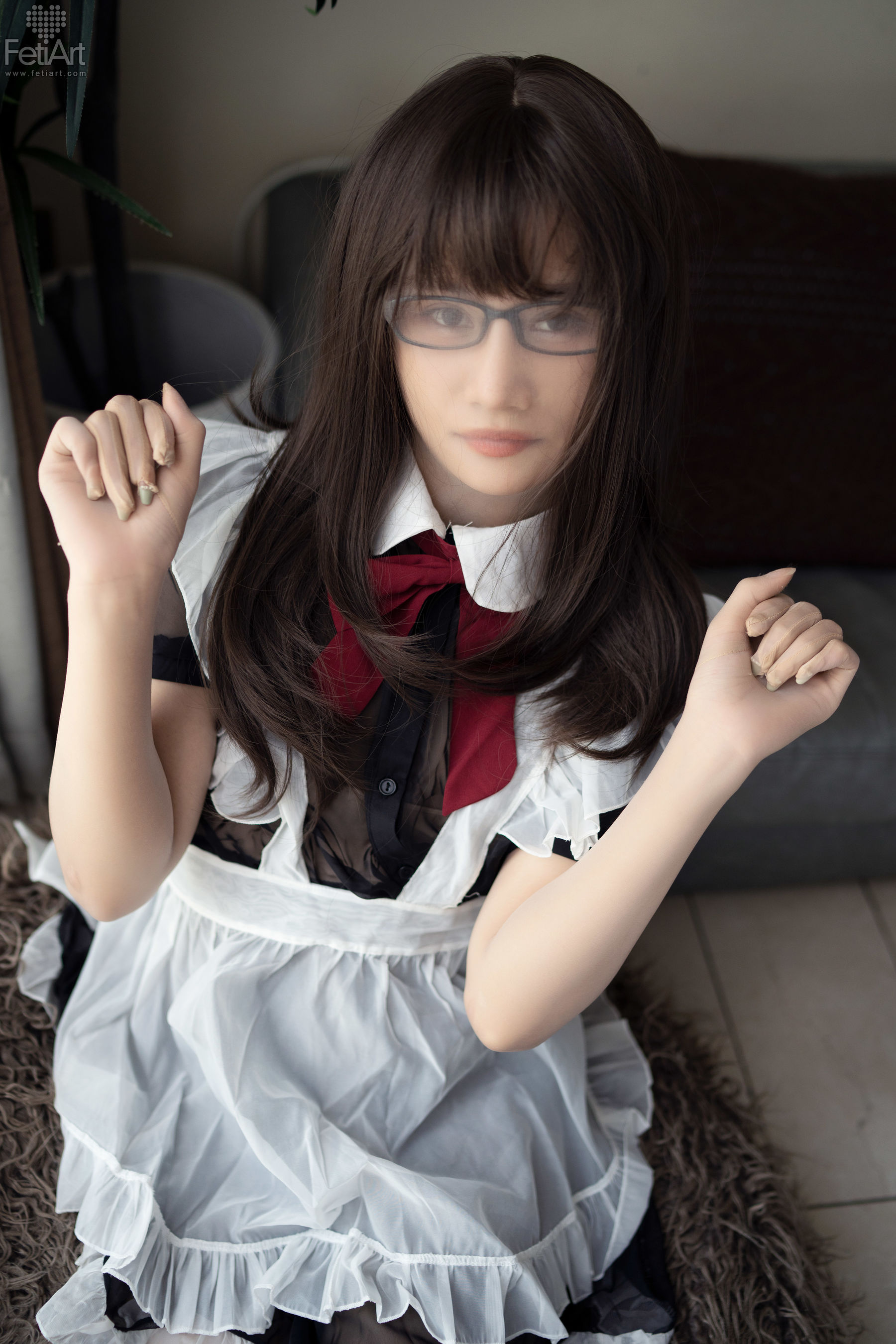 [尚物集FetiArt] No.048 Pantyhose Encasement Maid MODEL-Jasmine