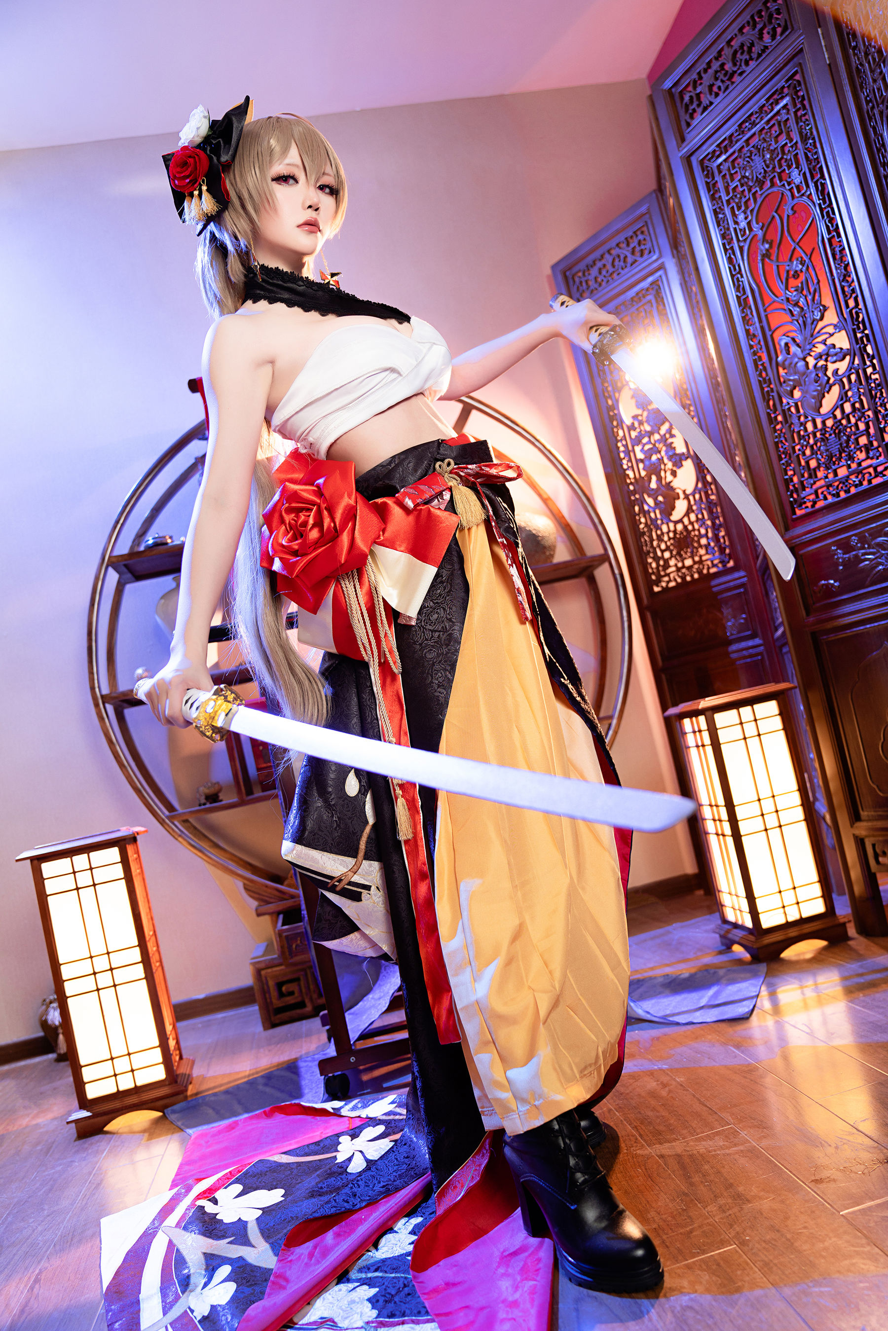 [福利COS] Coser小姐姐星之迟迟 - 碧蓝航线 让巴尔