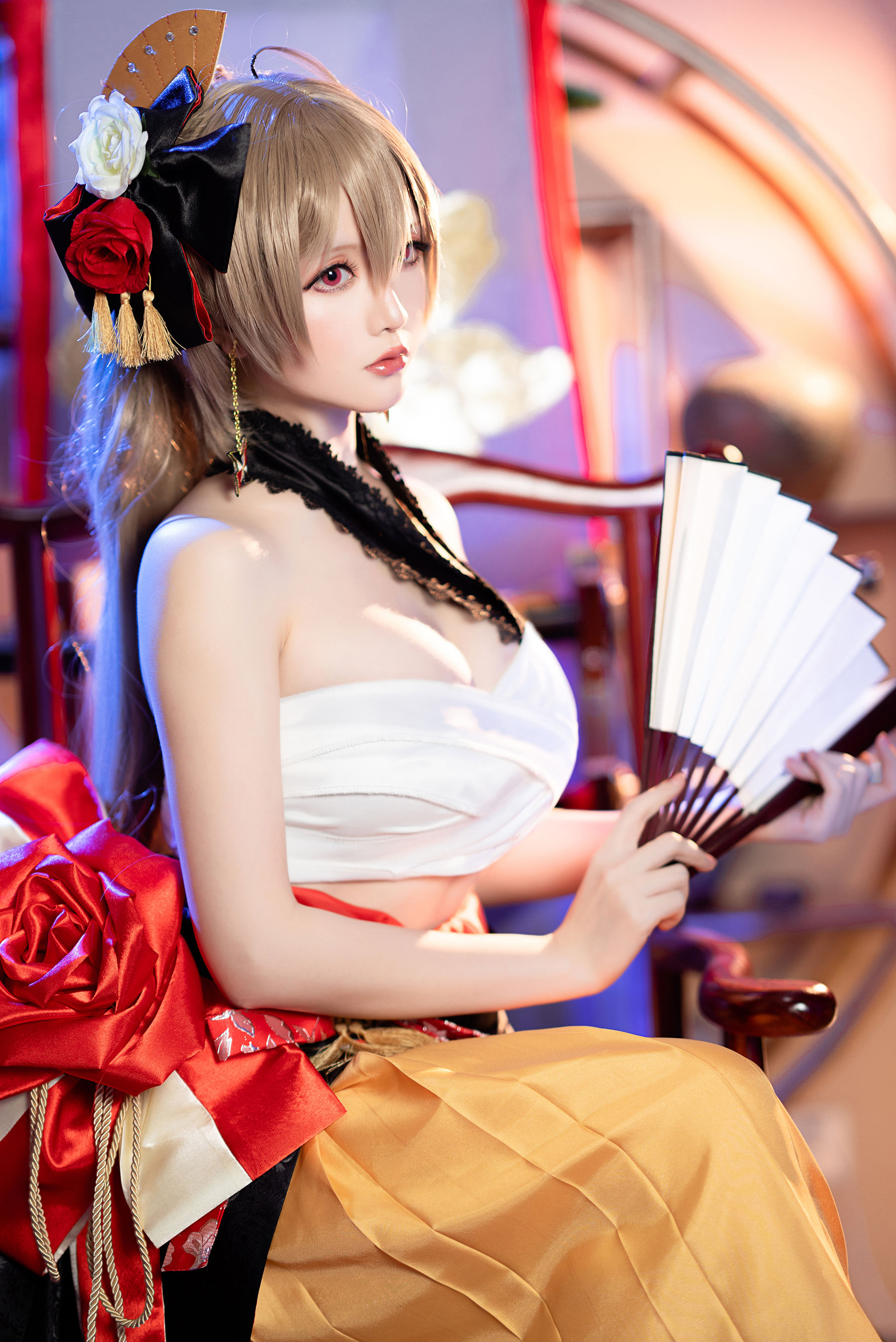 [福利COS] Coser小姐姐星之迟迟 - 碧蓝航线 让巴尔