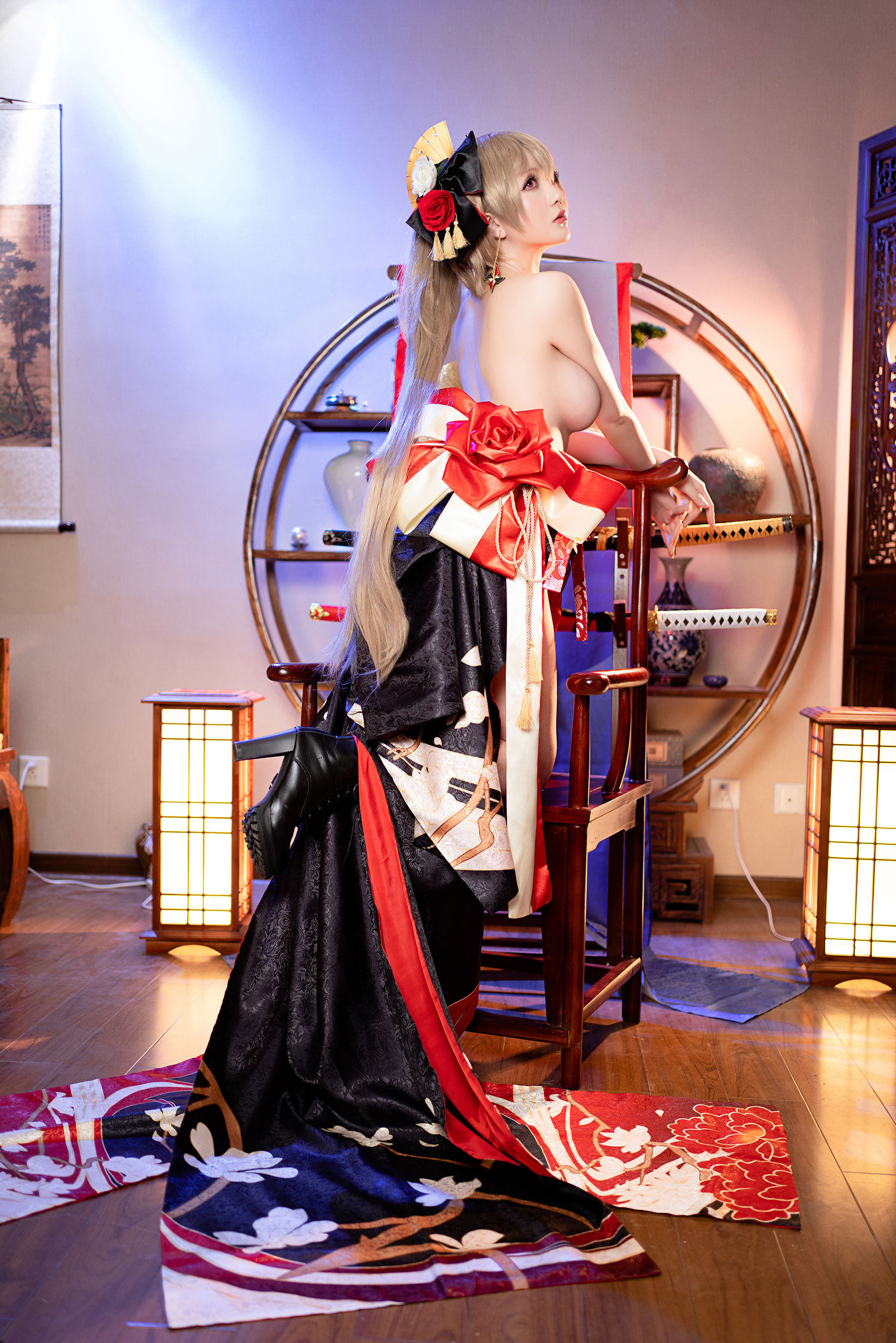 [福利COS] Coser小姐姐星之迟迟 - 碧蓝航线 让巴尔