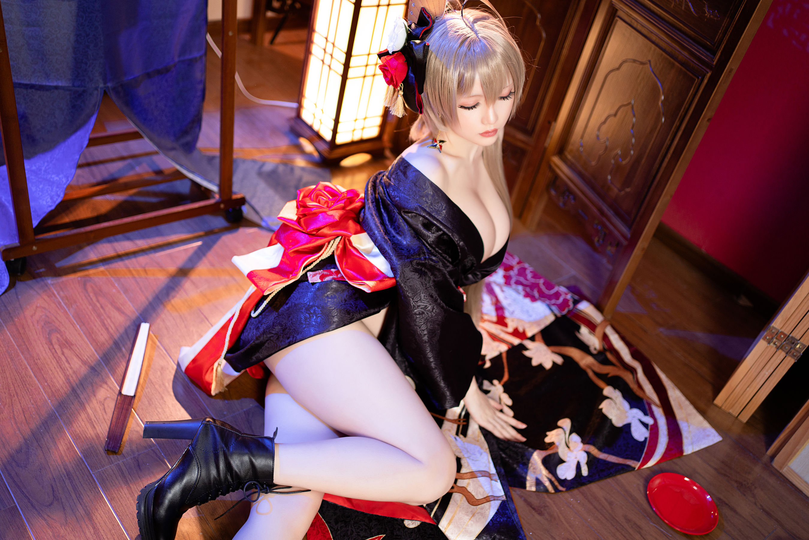 [福利COS] Coser小姐姐星之迟迟 - 碧蓝航线 让巴尔