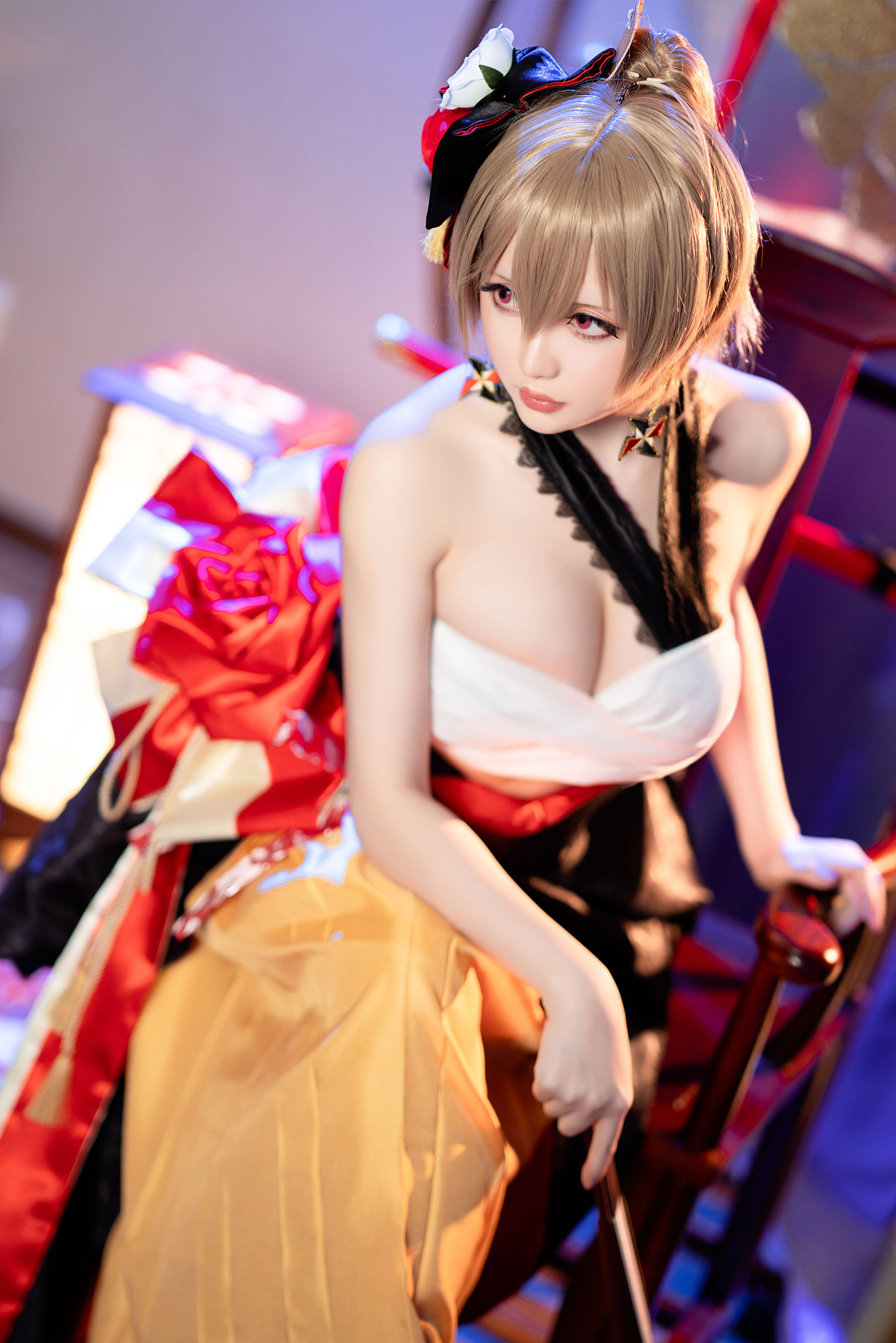 [福利COS] Coser小姐姐星之迟迟 - 碧蓝航线 让巴尔