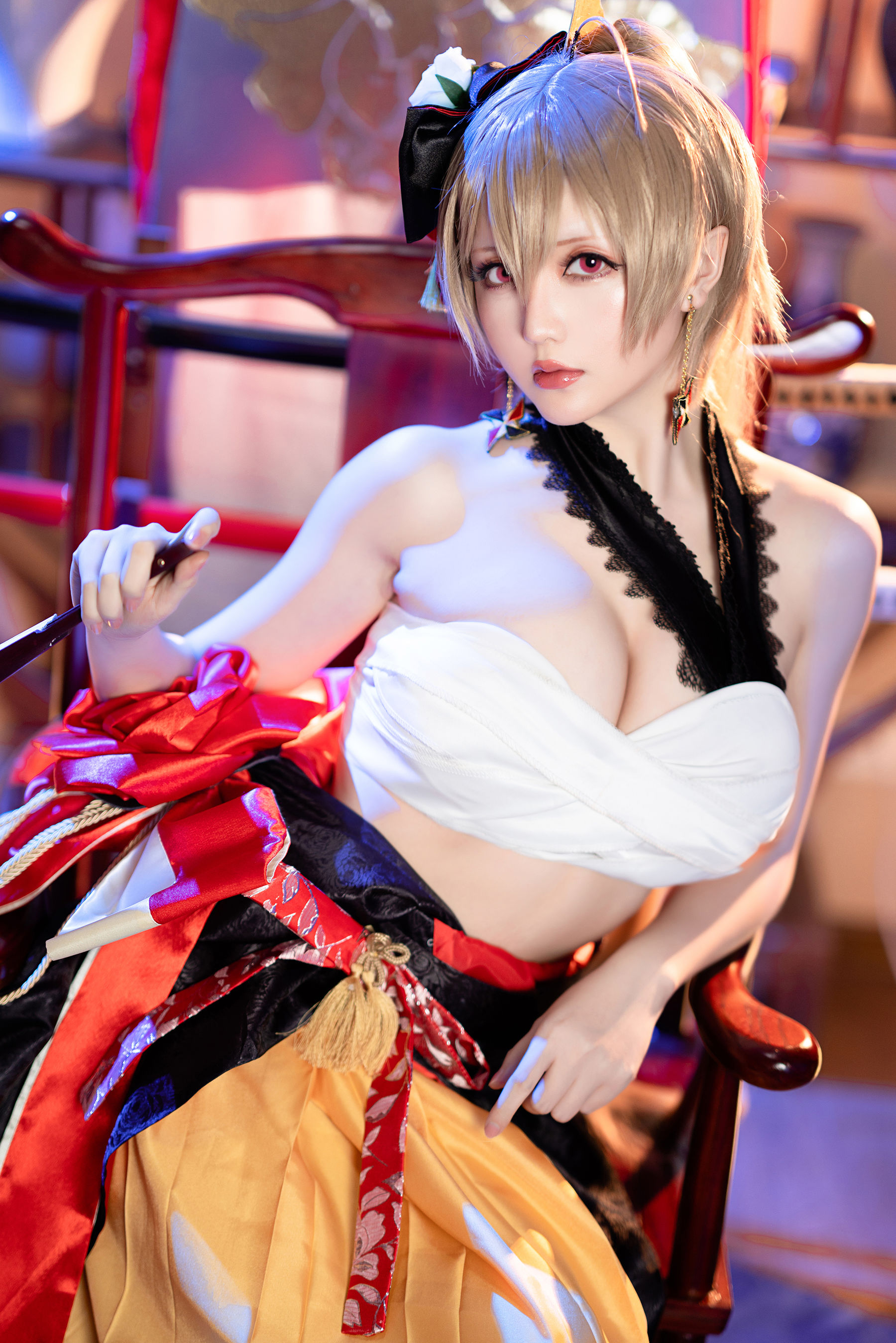 [福利COS] Coser小姐姐星之迟迟 - 碧蓝航线 让巴尔