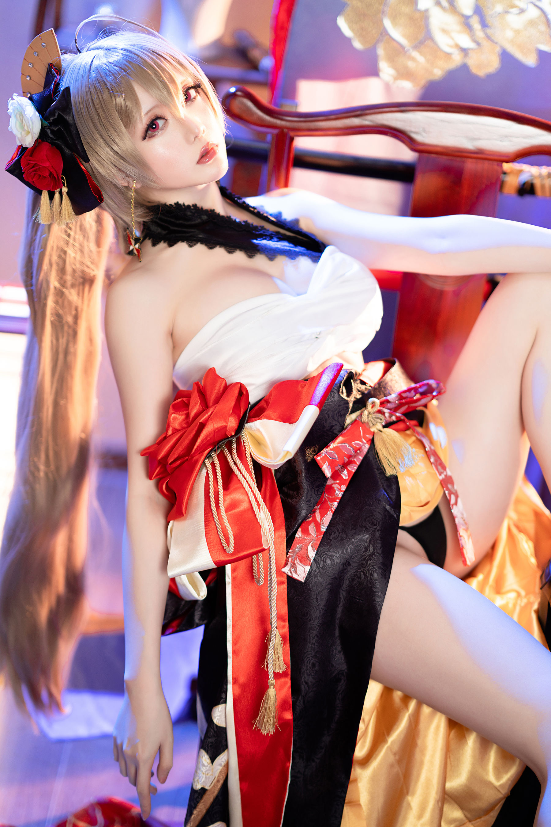 [福利COS] Coser小姐姐星之迟迟 - 碧蓝航线 让巴尔