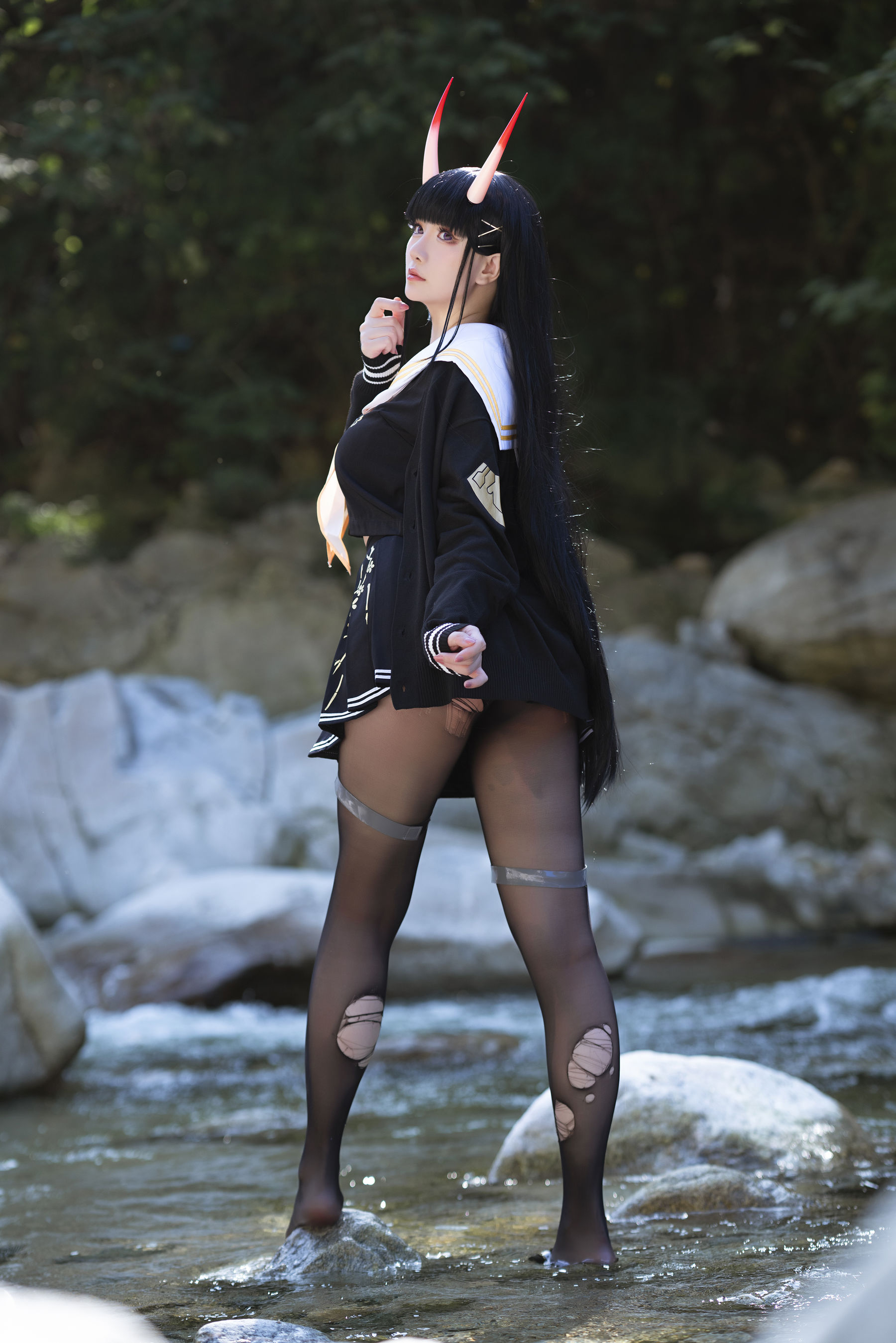 [福利COS] Coser小姐姐星之迟迟 - 碧蓝航线能代