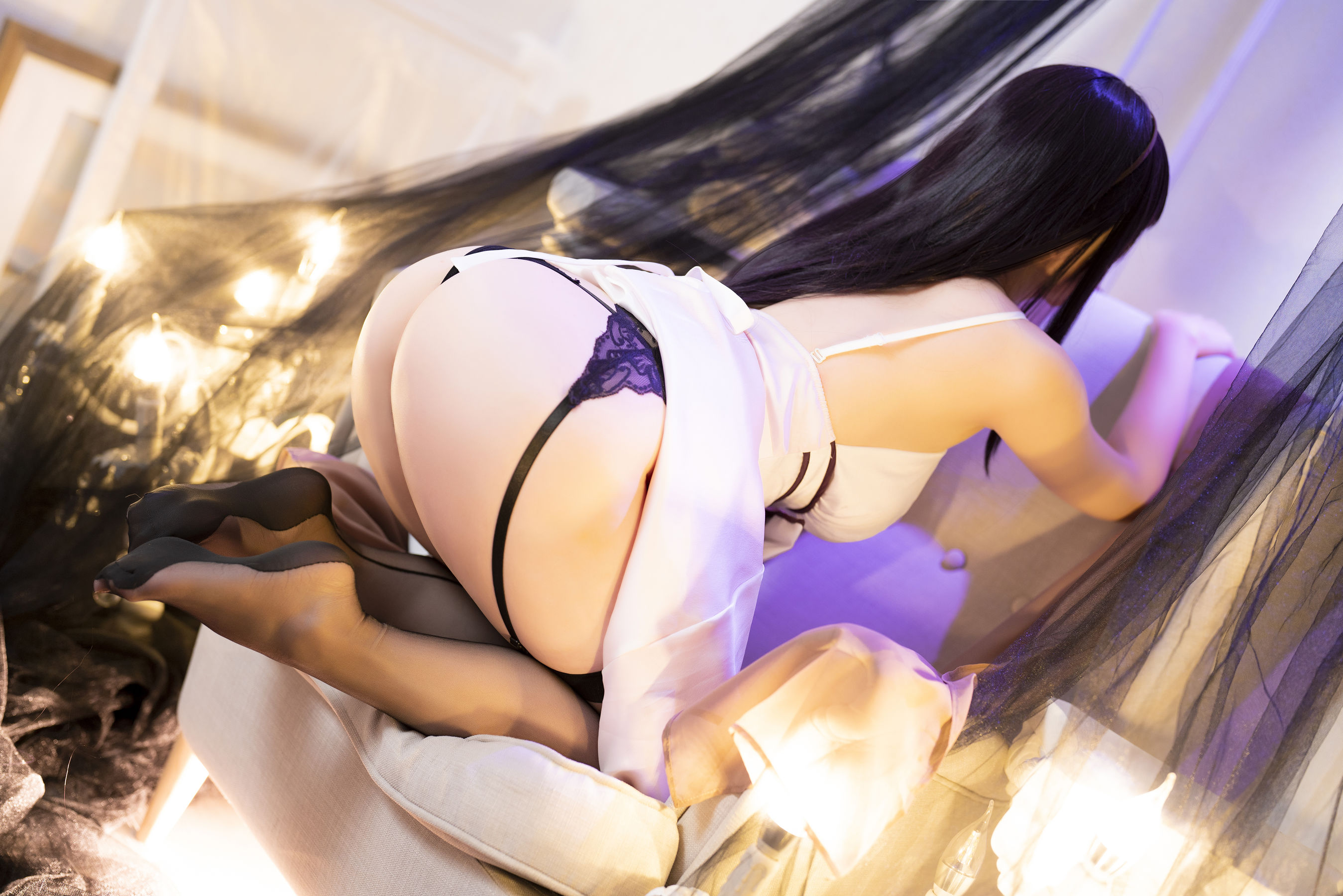 [福利COS] Coser小姐姐星之迟迟 - 路人女主的养成方法-霞之丘诗羽