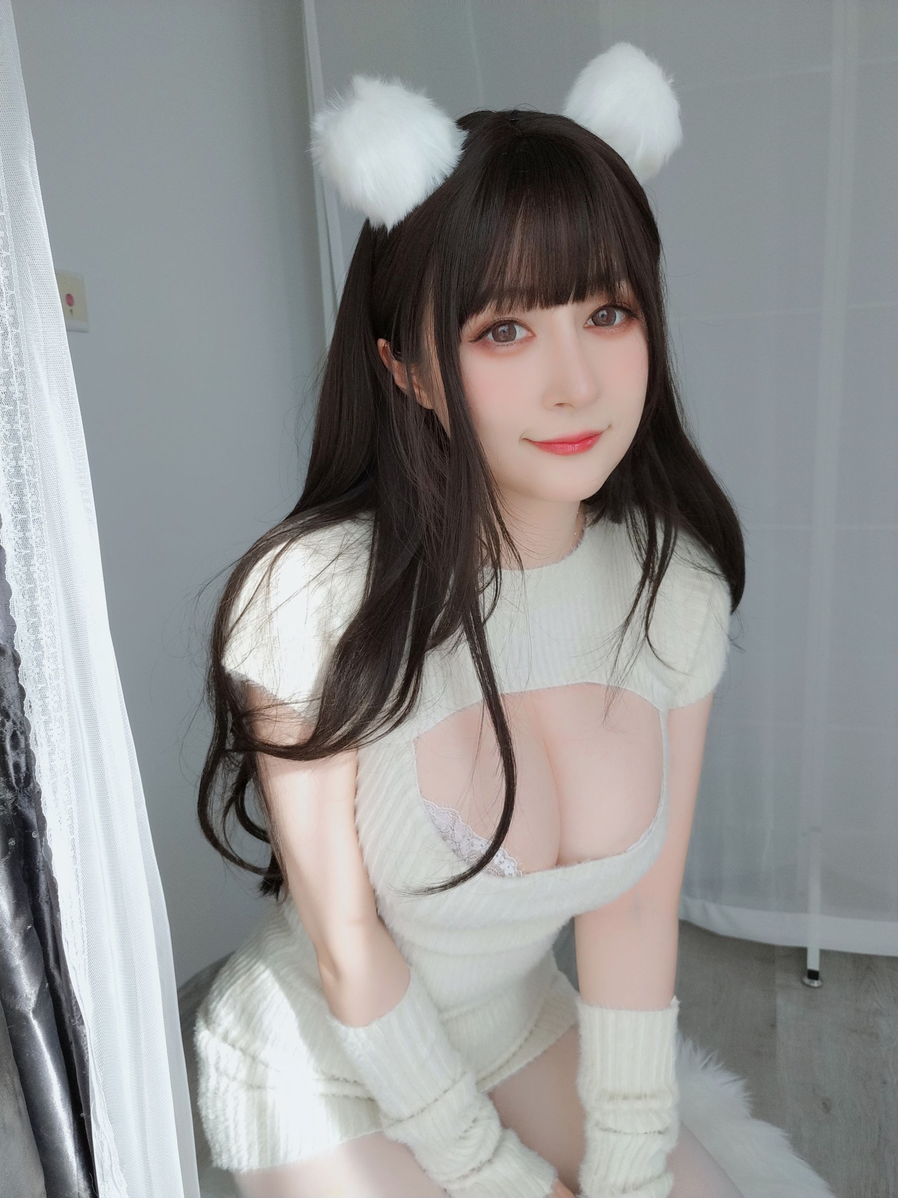 [福利COS] Coser小姐姐白银 - 白い真珠