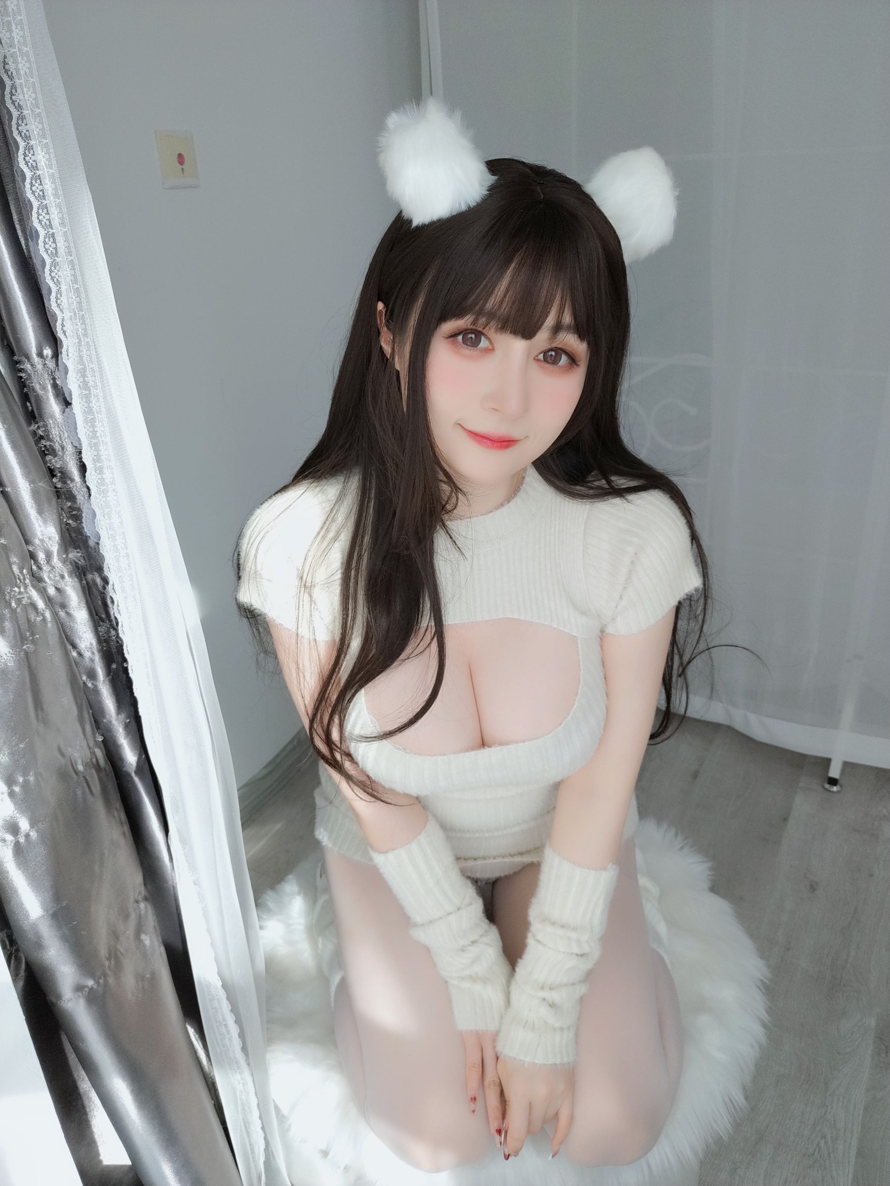 [福利COS] Coser小姐姐白银 - 白い真珠