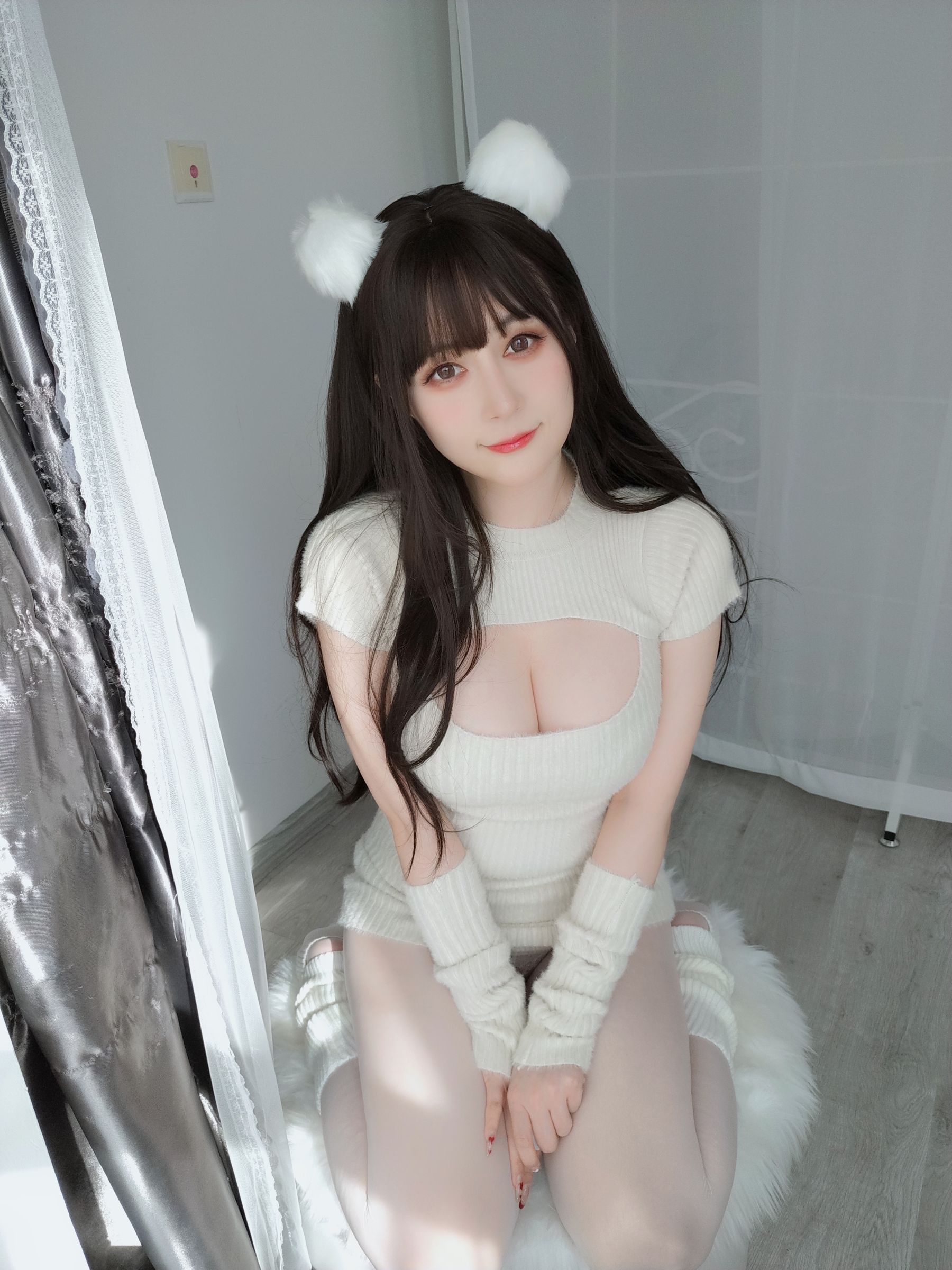 [福利COS] Coser小姐姐白银 - 白い真珠
