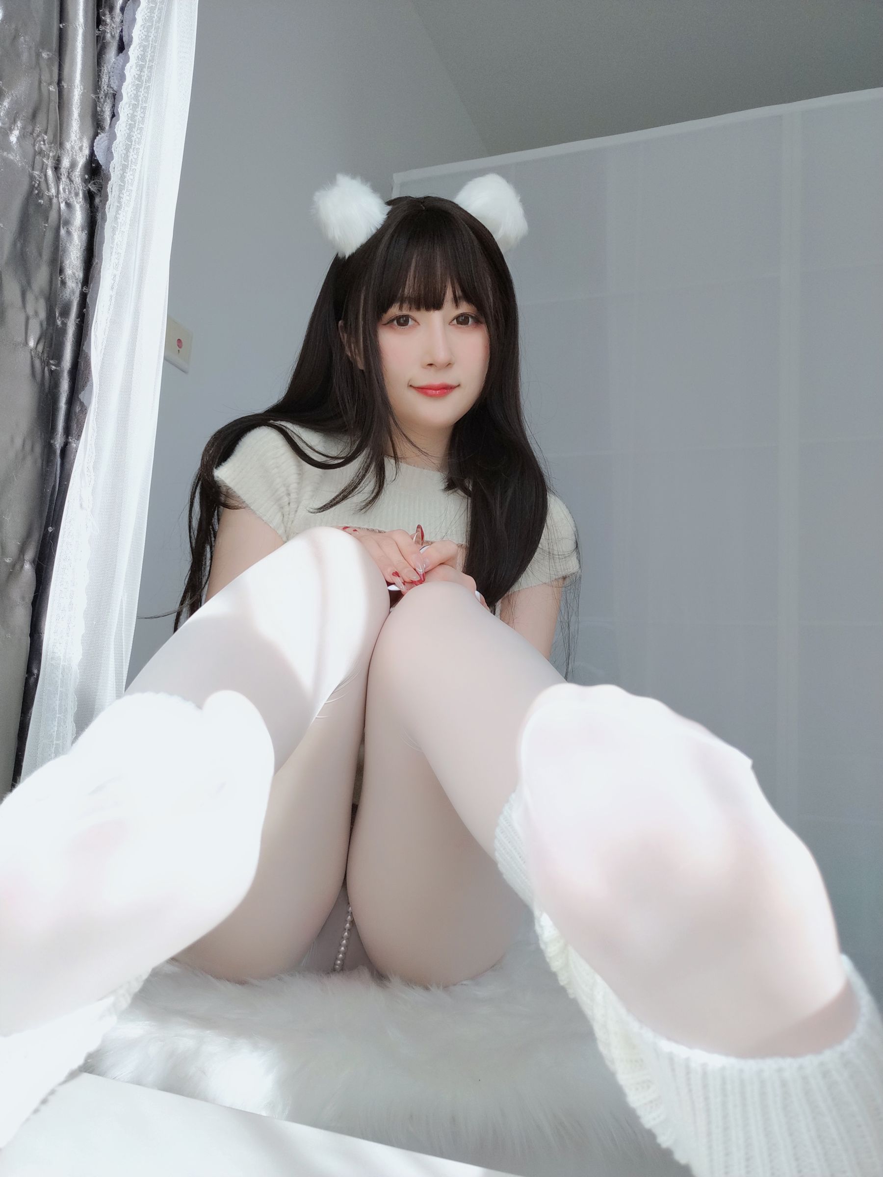 [福利COS] Coser小姐姐白银 - 白い真珠