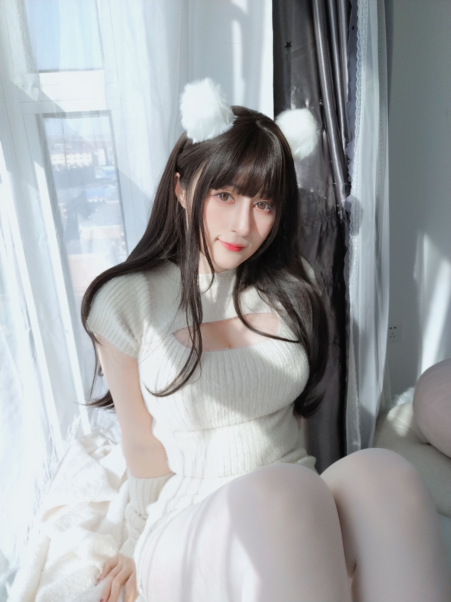 [福利COS] Coser小姐姐白银 - 白い真珠