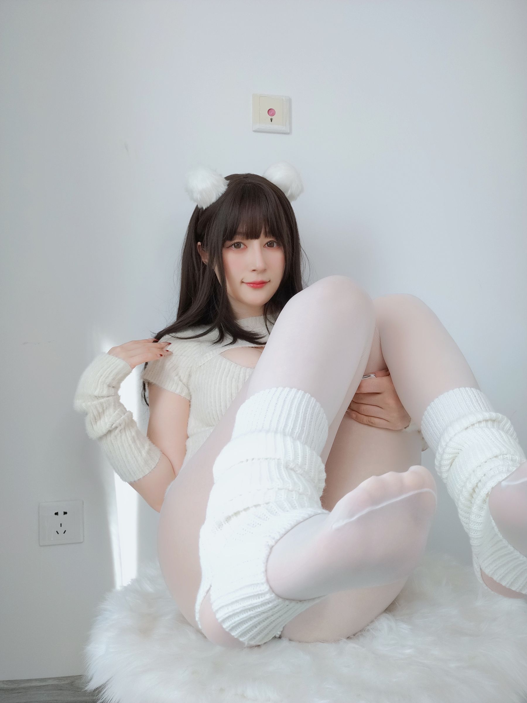 [福利COS] Coser小姐姐白银 - 白い真珠