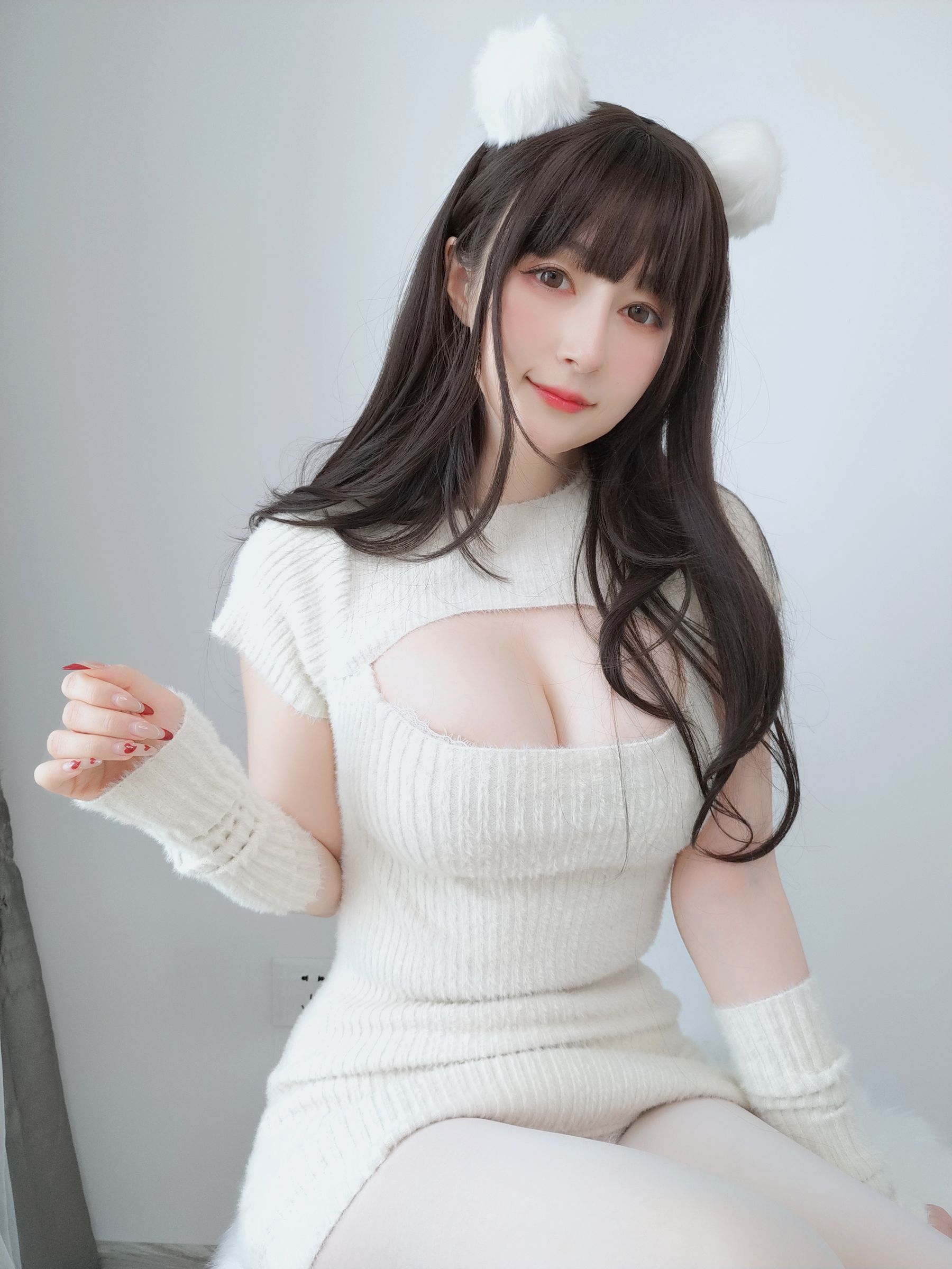 [福利COS] Coser小姐姐白银 - 白い真珠