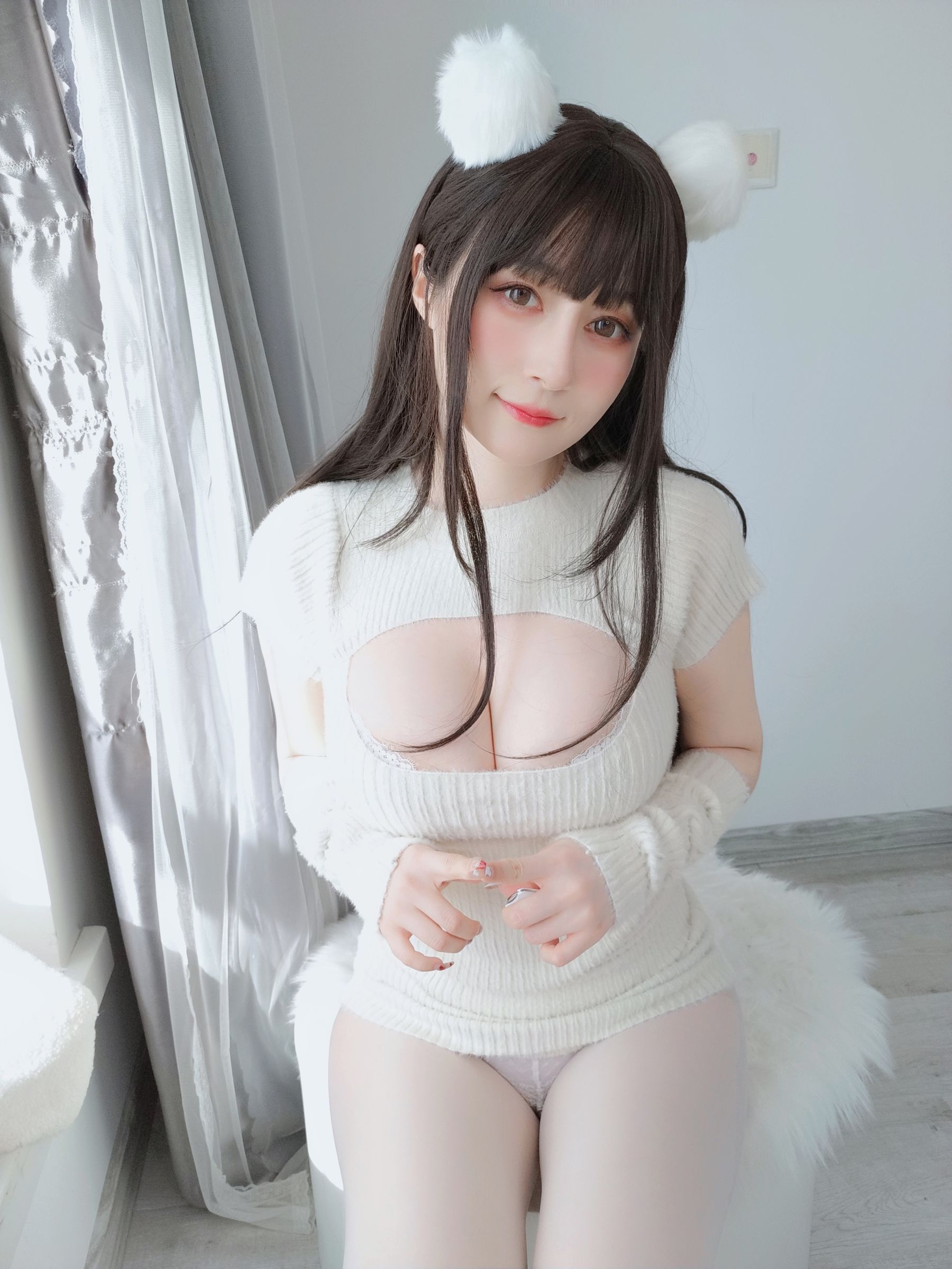 [福利COS] Coser小姐姐白银 - 白い真珠