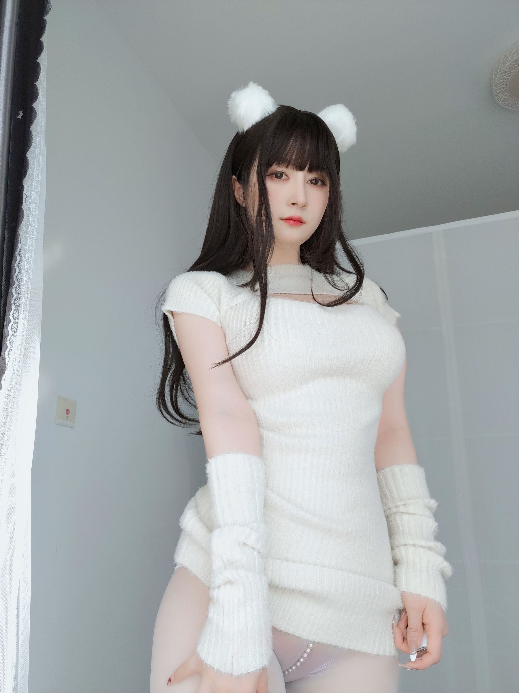 [福利COS] Coser小姐姐白银 - 白い真珠