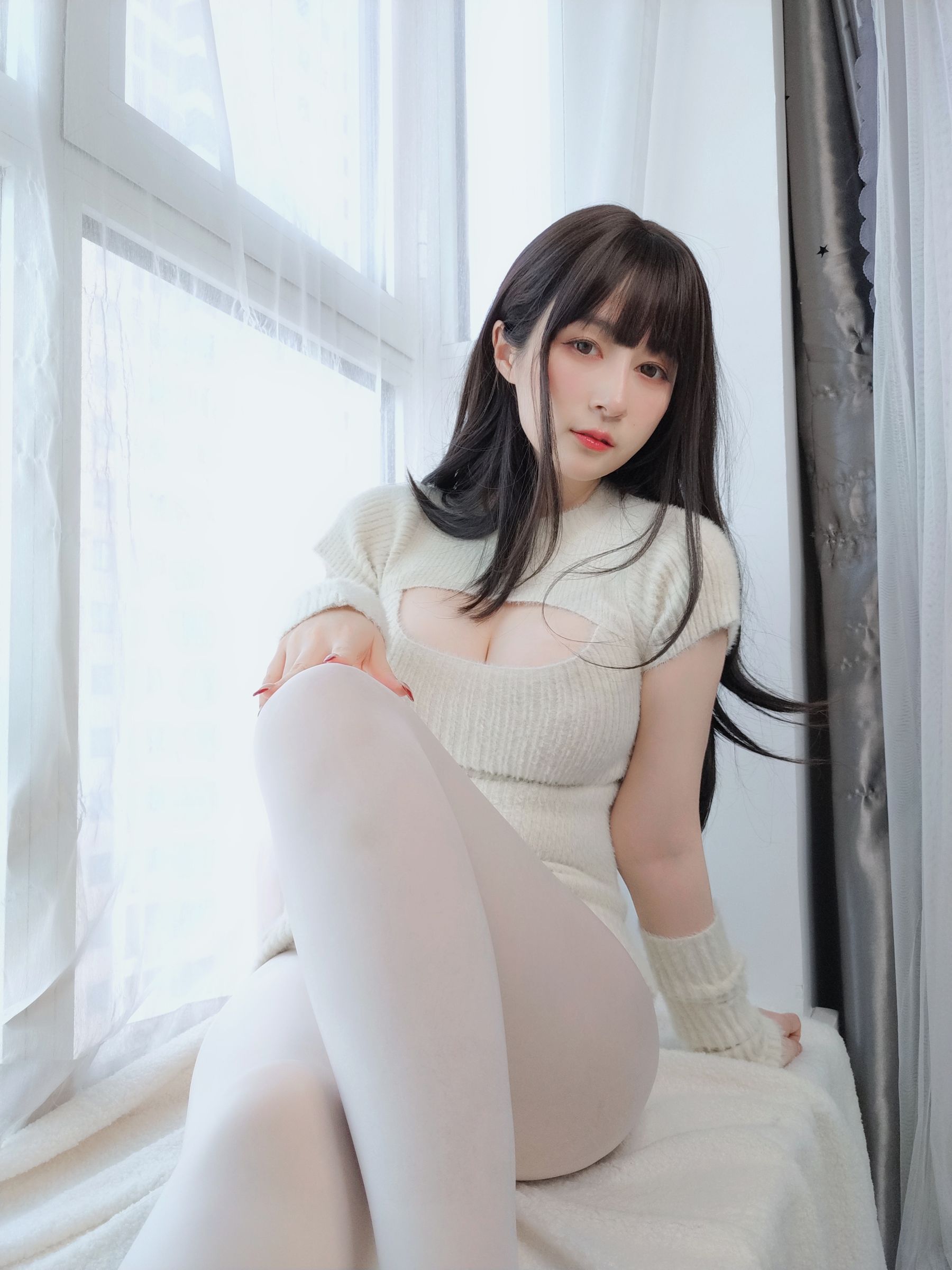 [福利COS] Coser小姐姐白银 - 白い真珠