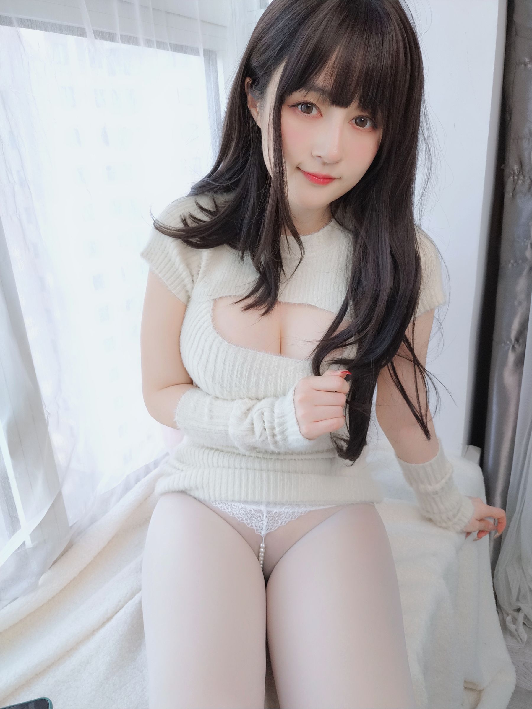 [福利COS] Coser小姐姐白银 - 白い真珠