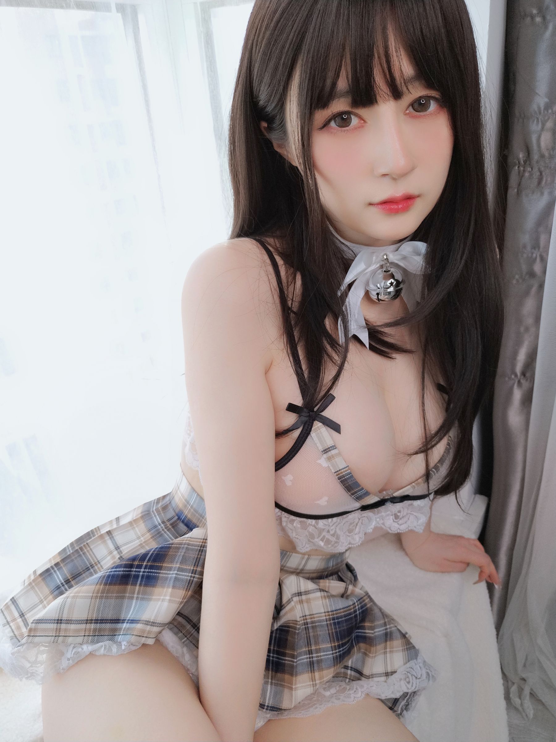 [福利COS] Coser小姐姐白银 - 透明制服