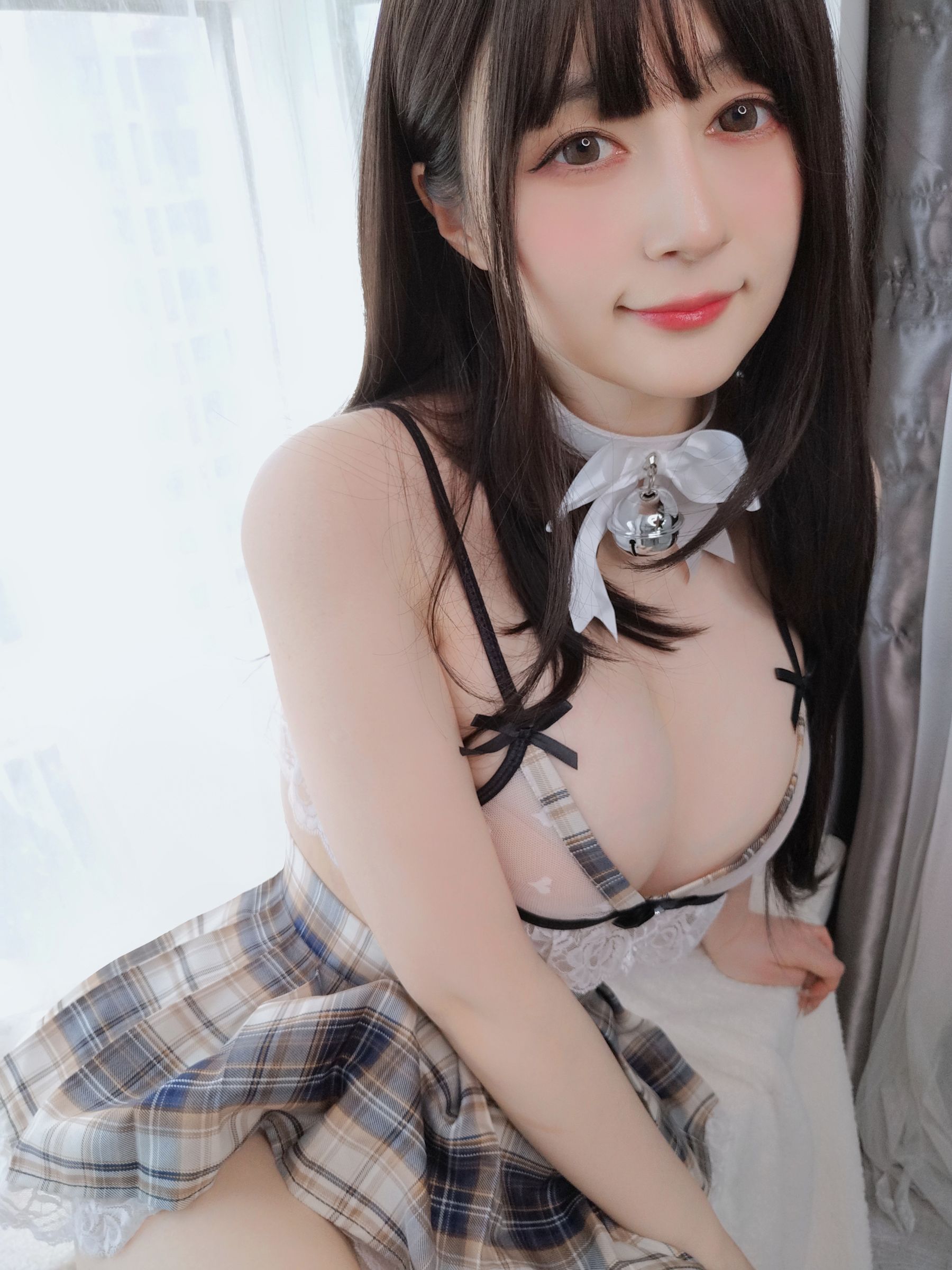 [福利COS] Coser小姐姐白银 - 透明制服