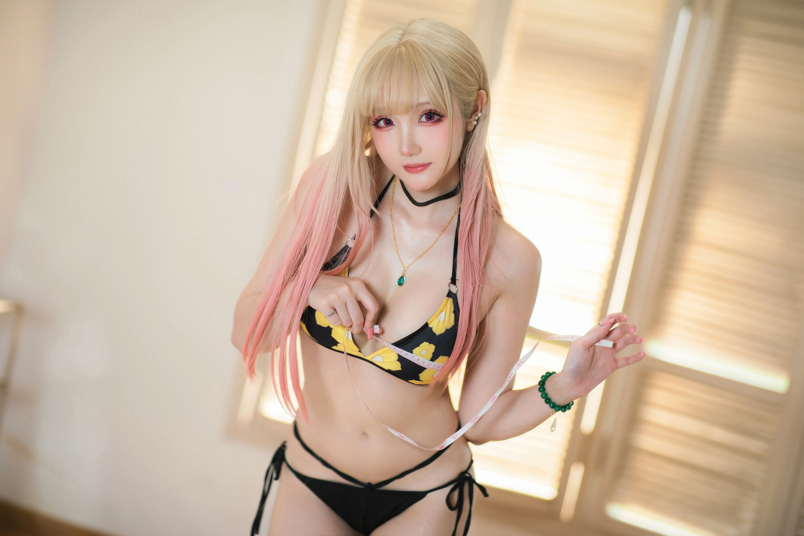 [福利COS] Coser瓜希酱福利 - 喜多川海梦泳装