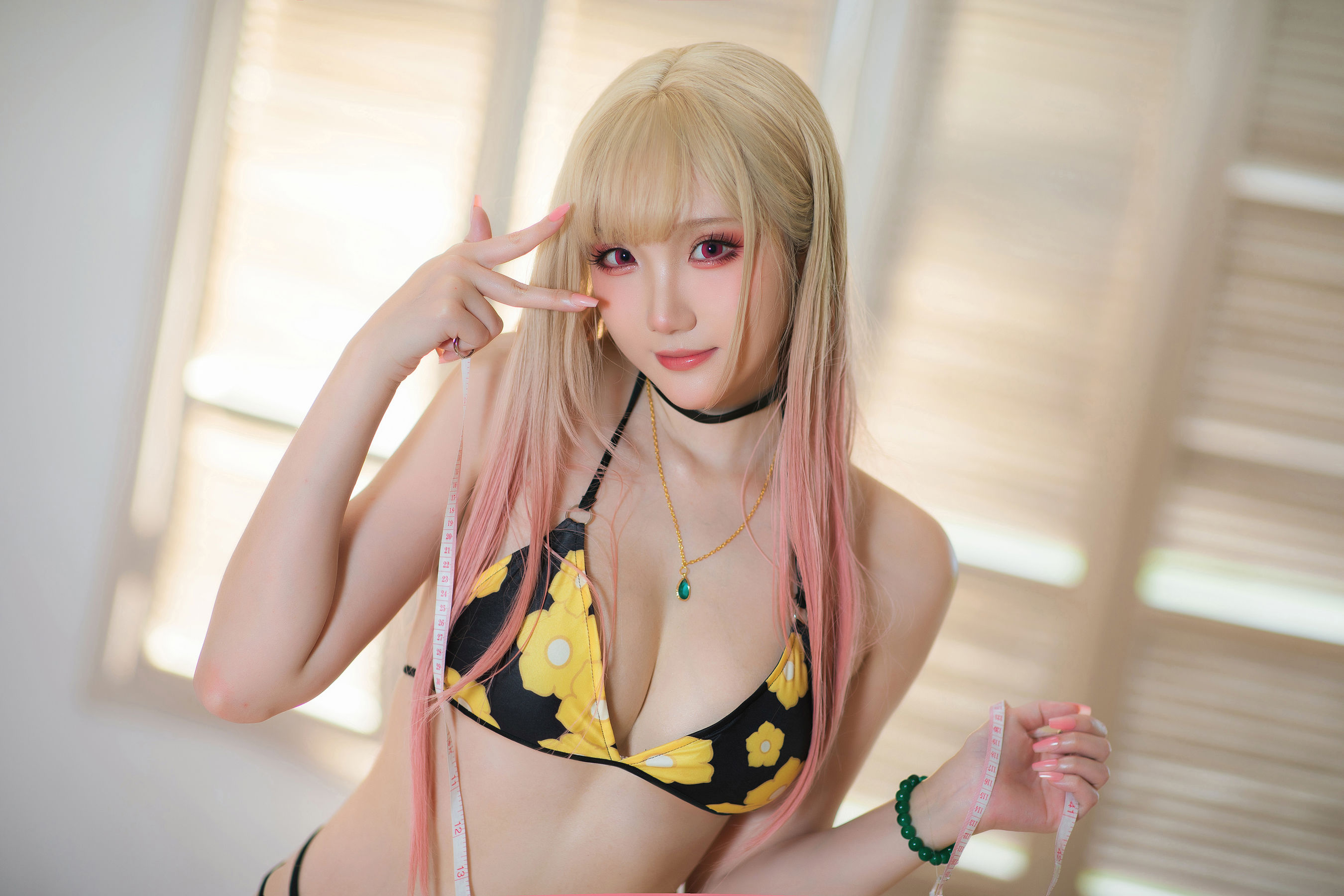 [福利COS] Coser瓜希酱福利 - 喜多川海梦泳装