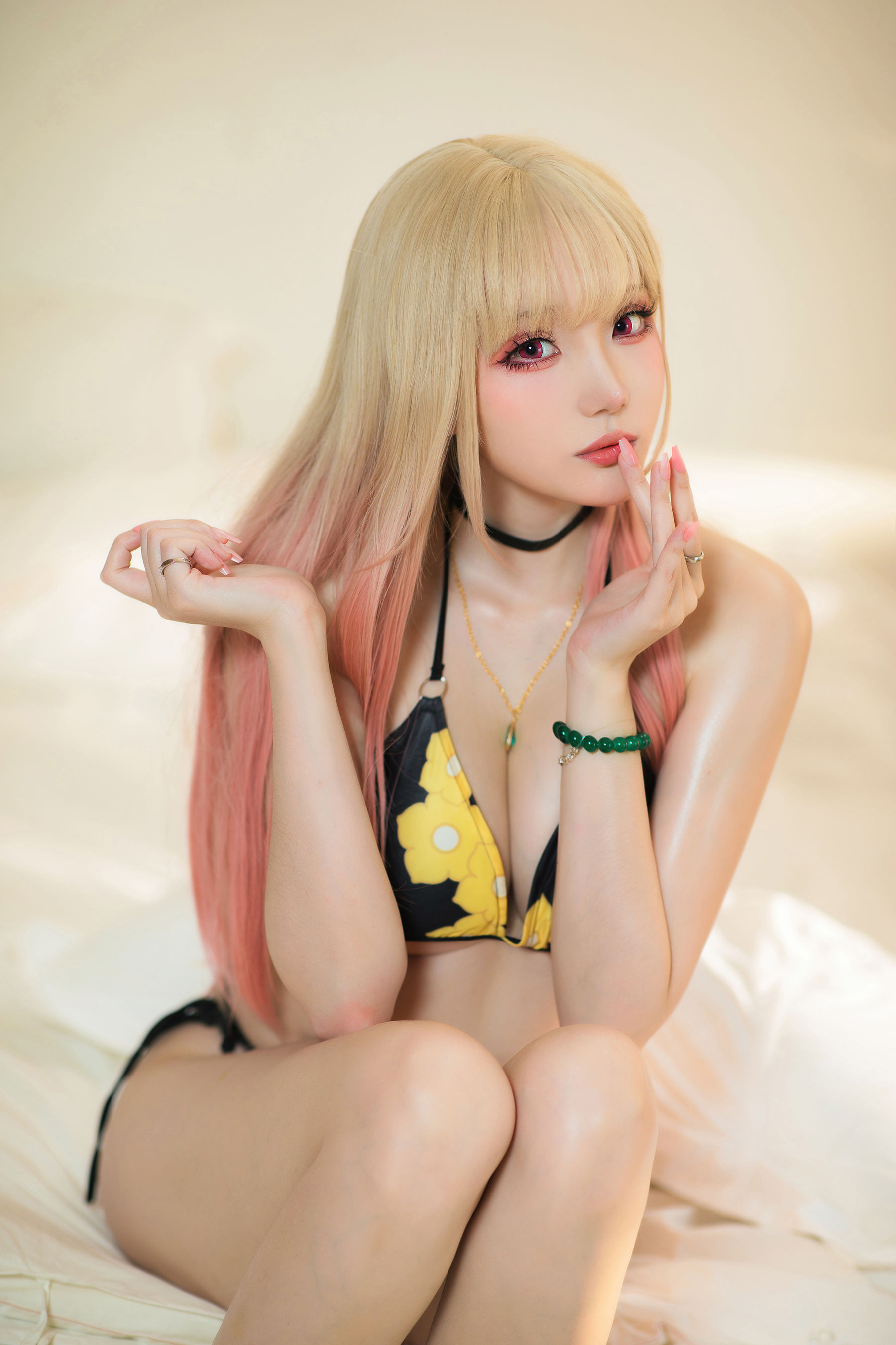 [福利COS] Coser瓜希酱福利 - 喜多川海梦泳装