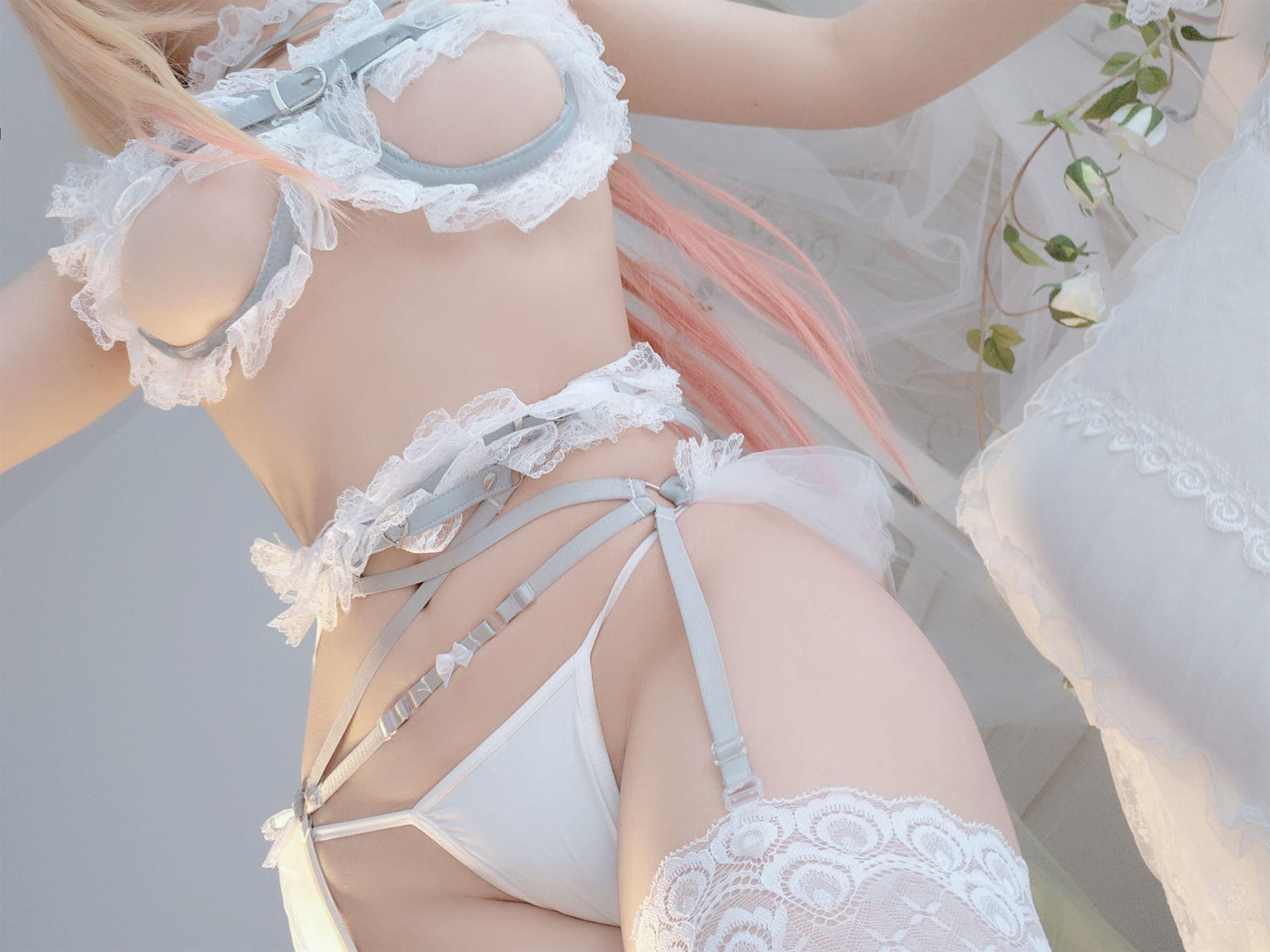 [福利COS] Cosplay日奈娇 - 喜多川海梦 花嫁