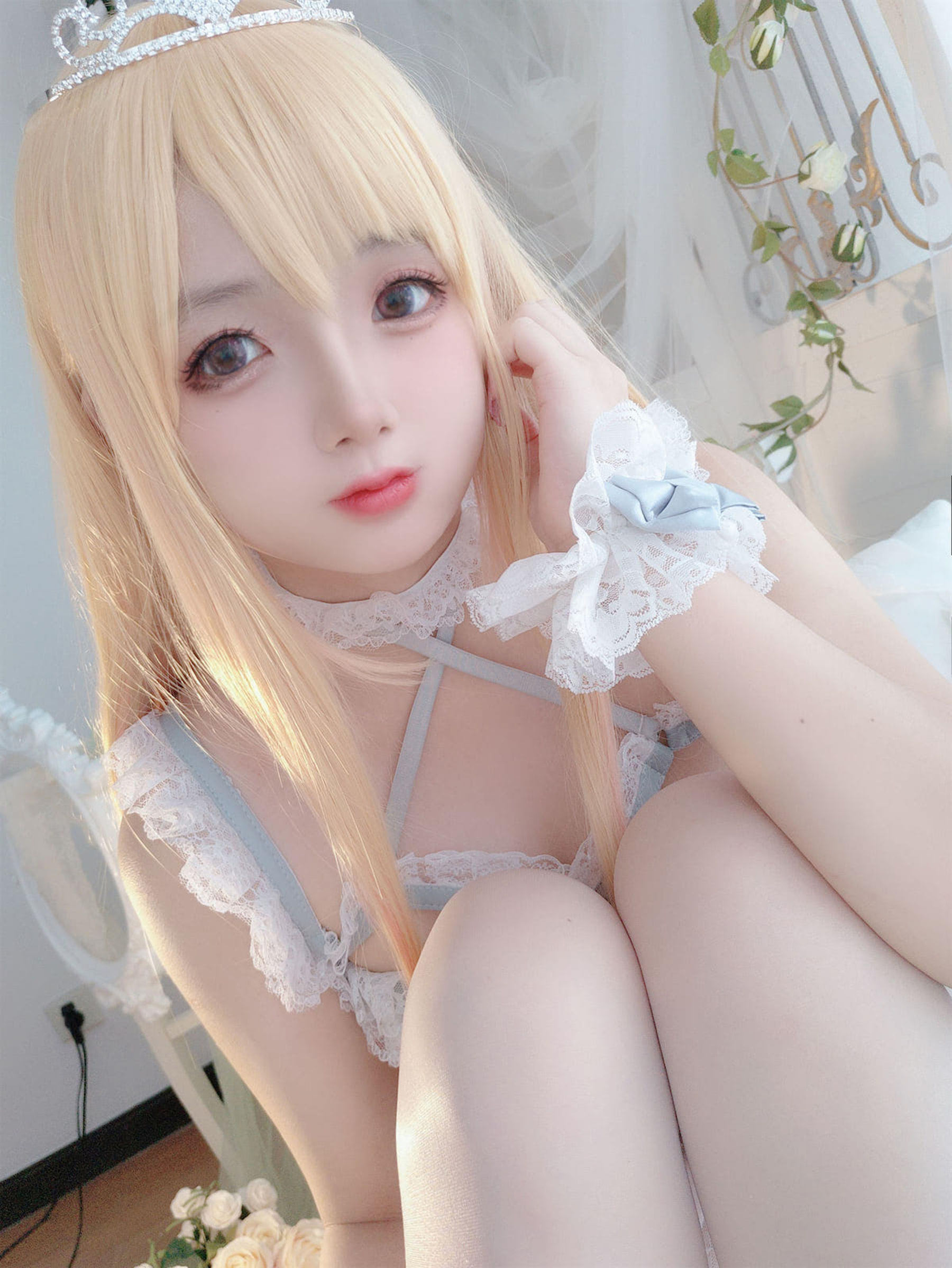 [福利COS] Cosplay日奈娇 - 喜多川海梦 花嫁