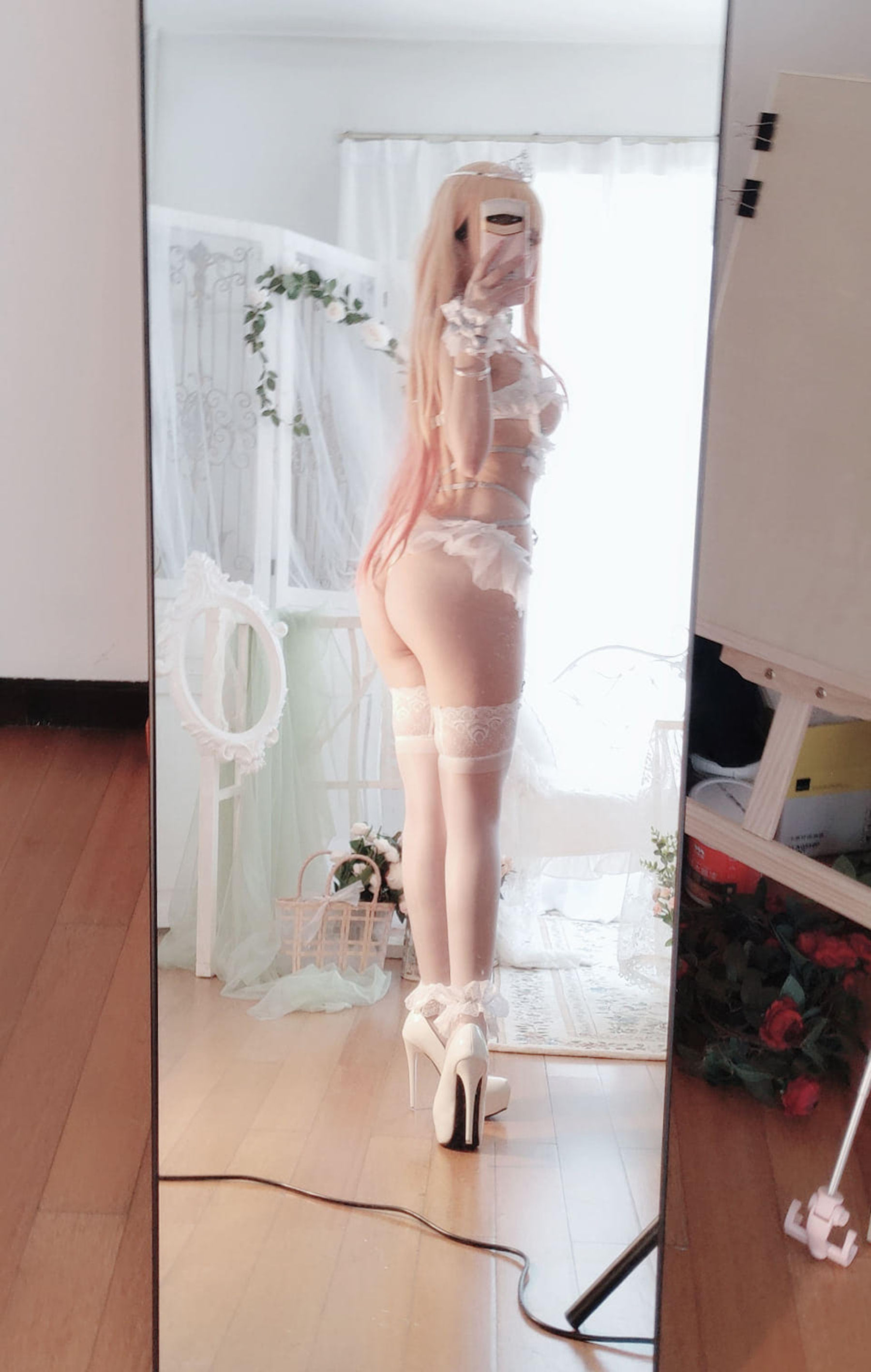 [福利COS] Cosplay日奈娇 - 喜多川海梦 花嫁