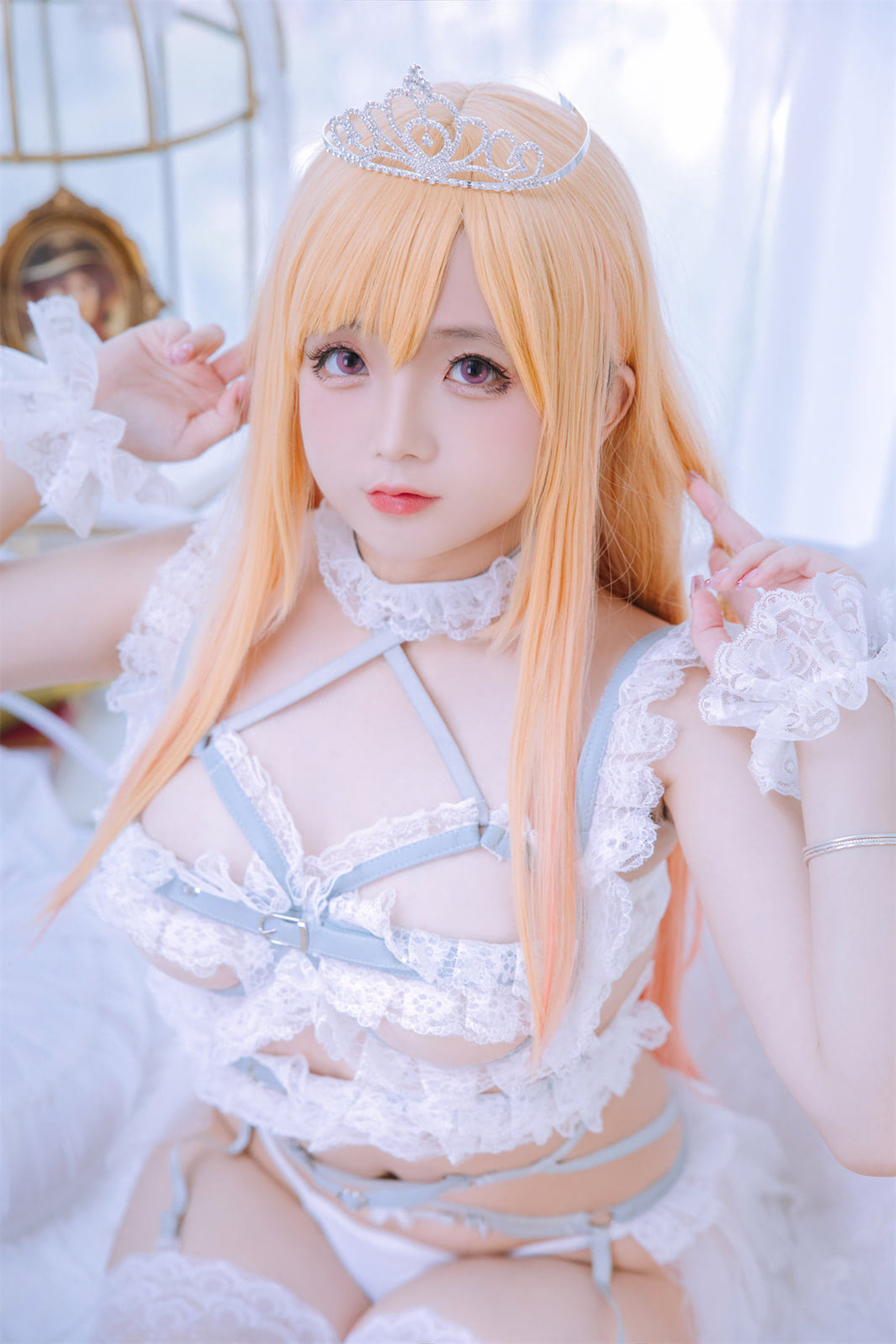 [福利COS] Cosplay日奈娇 - 喜多川海梦 花嫁