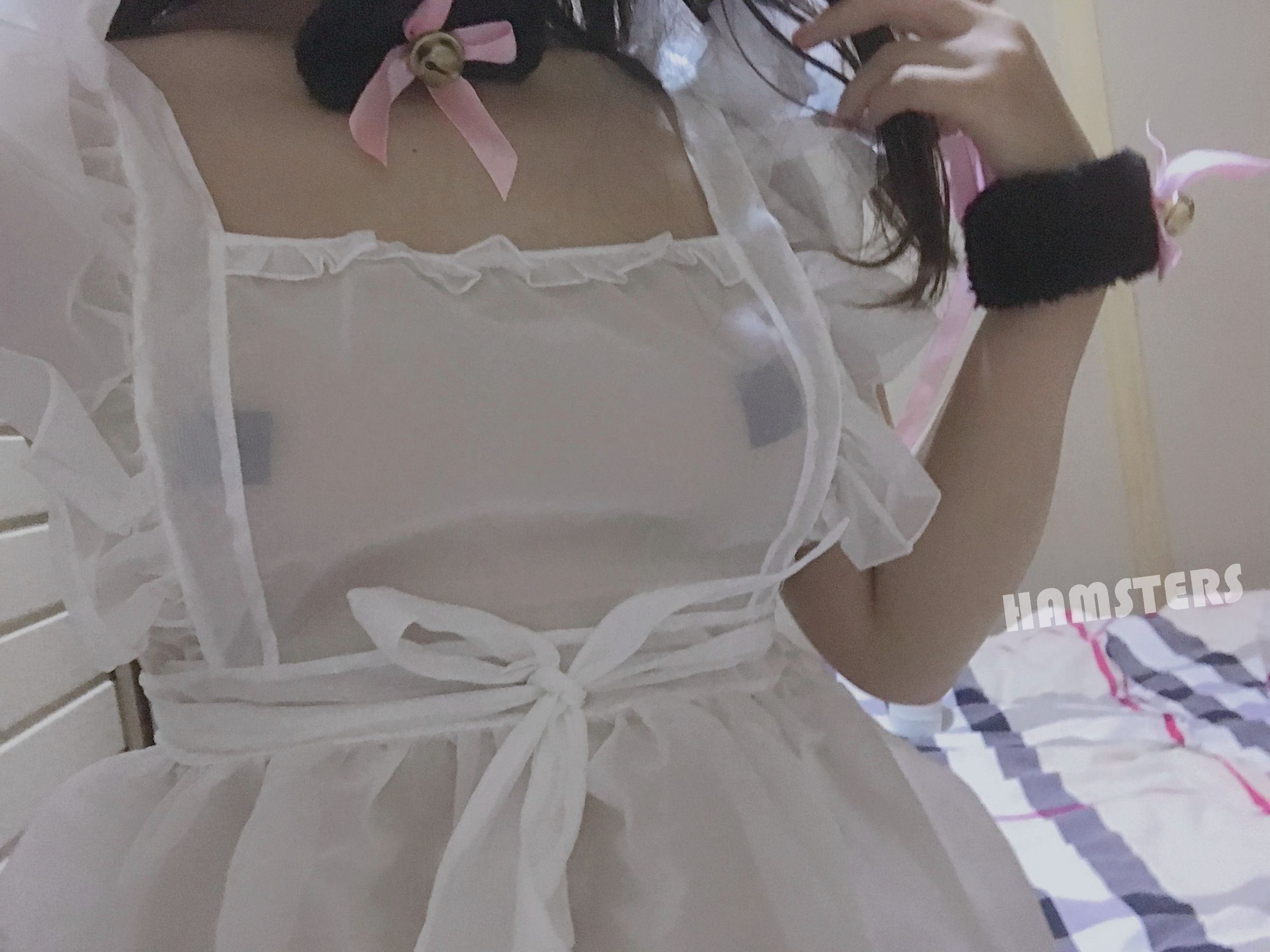 [福利COS] COS妹子仓鼠姬 - 白丝沐浴