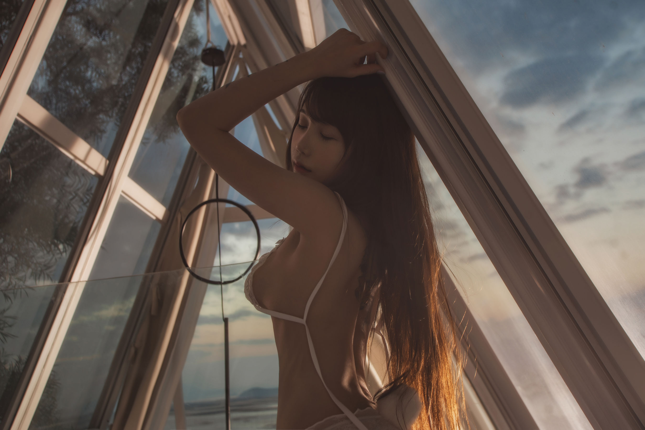 [福利COS] COS少女星野咪兔 - 再见漂浮岛