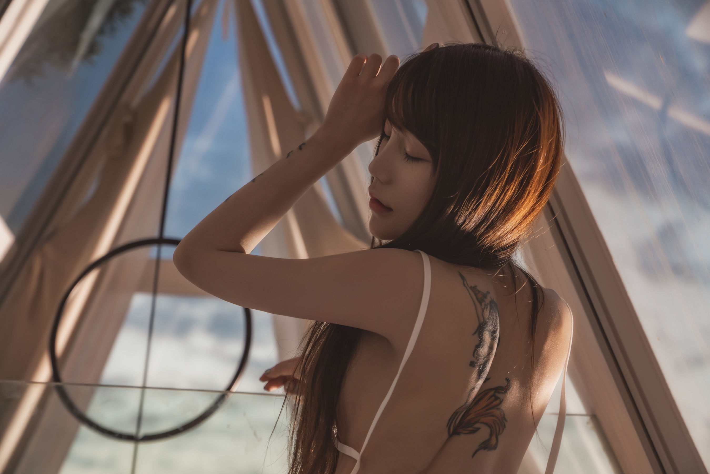 [福利COS] COS少女星野咪兔 - 再见漂浮岛