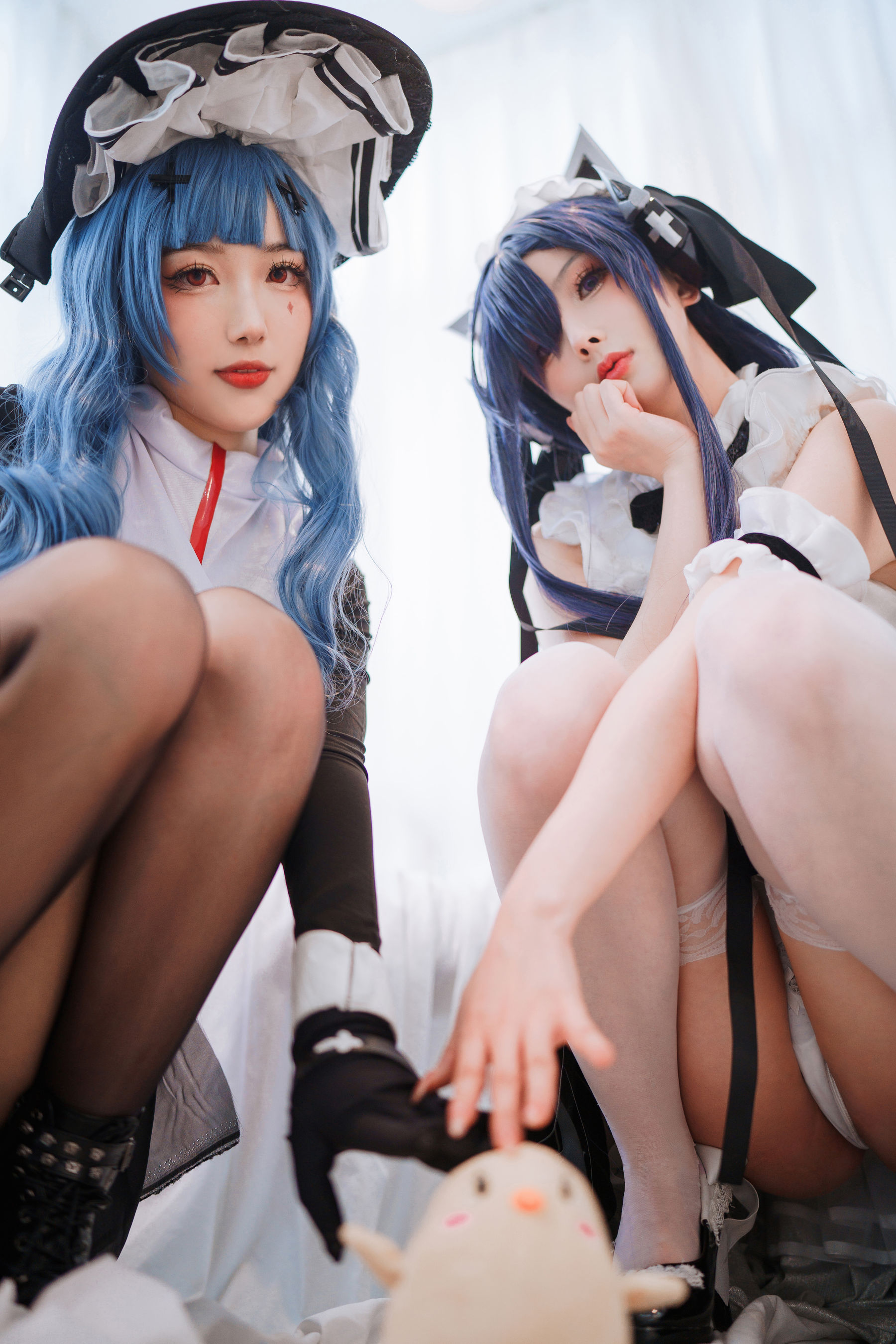 [福利COS] COS福利rioko凉凉子(肉扣热热子) - 奥古斯特 女仆装
