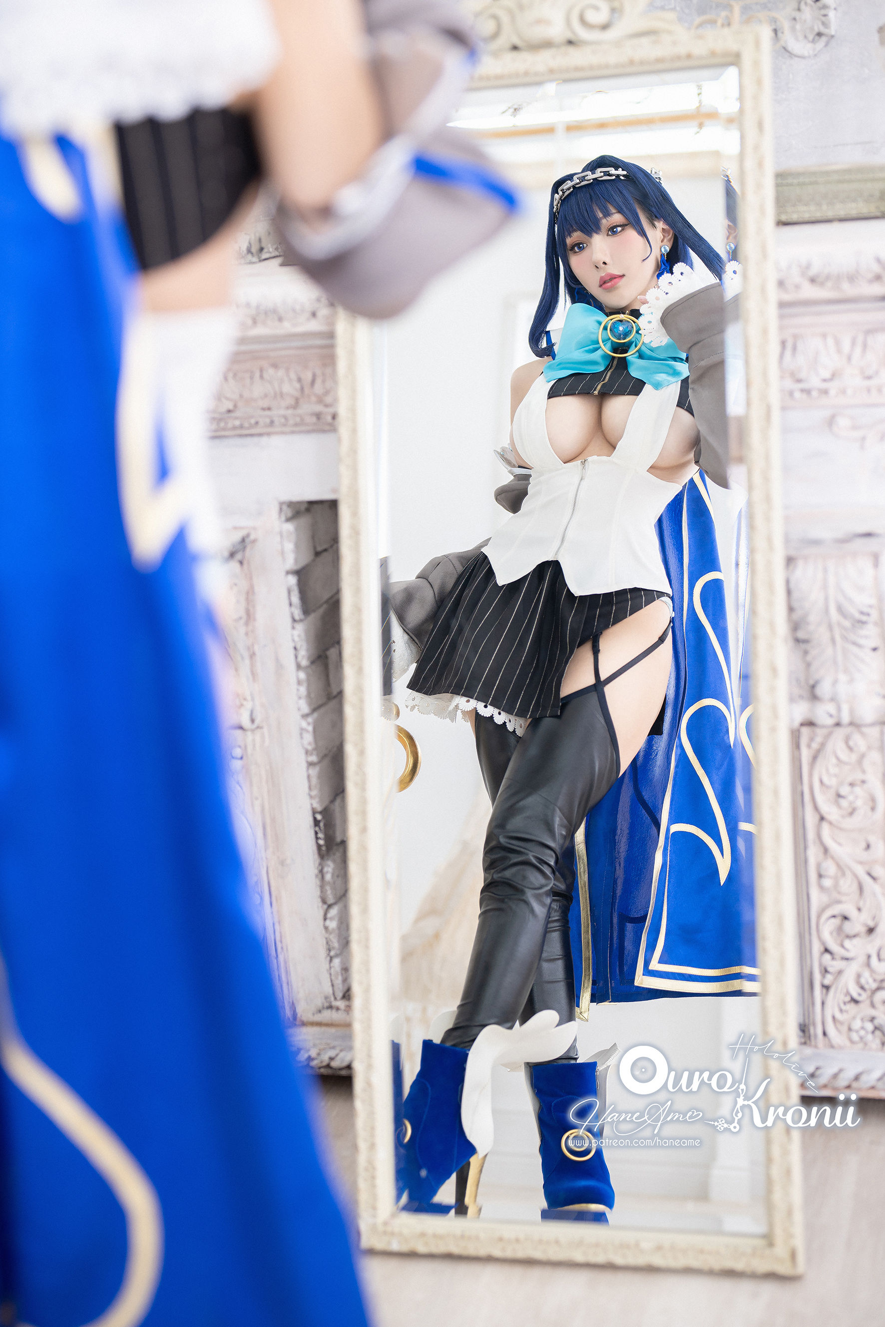 [福利COS] Hane Ame 雨波写真 - Hololive Kronii 時間 Offical