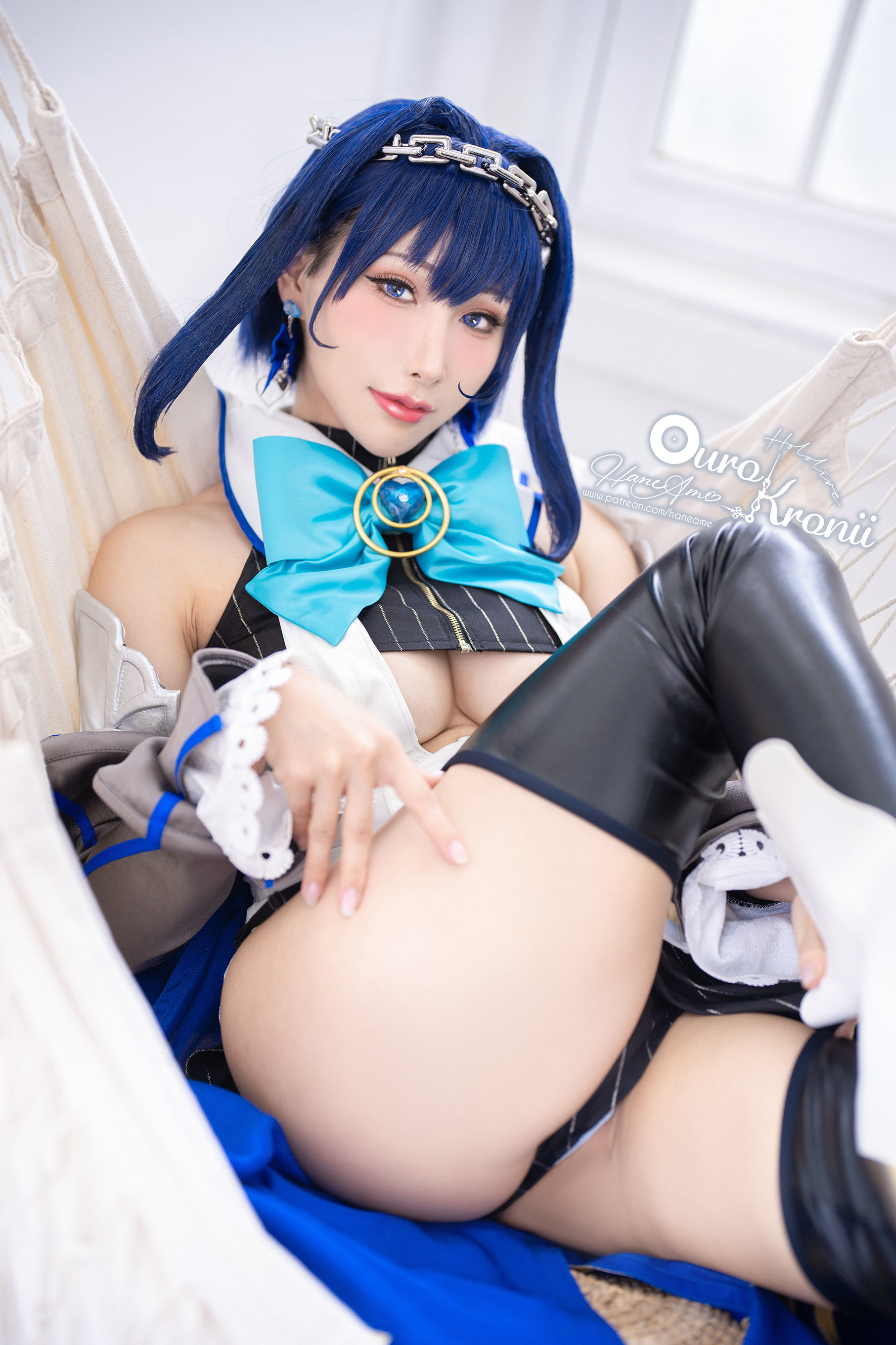 [福利COS] Hane Ame 雨波写真 - Hololive Kronii 時間 Offical