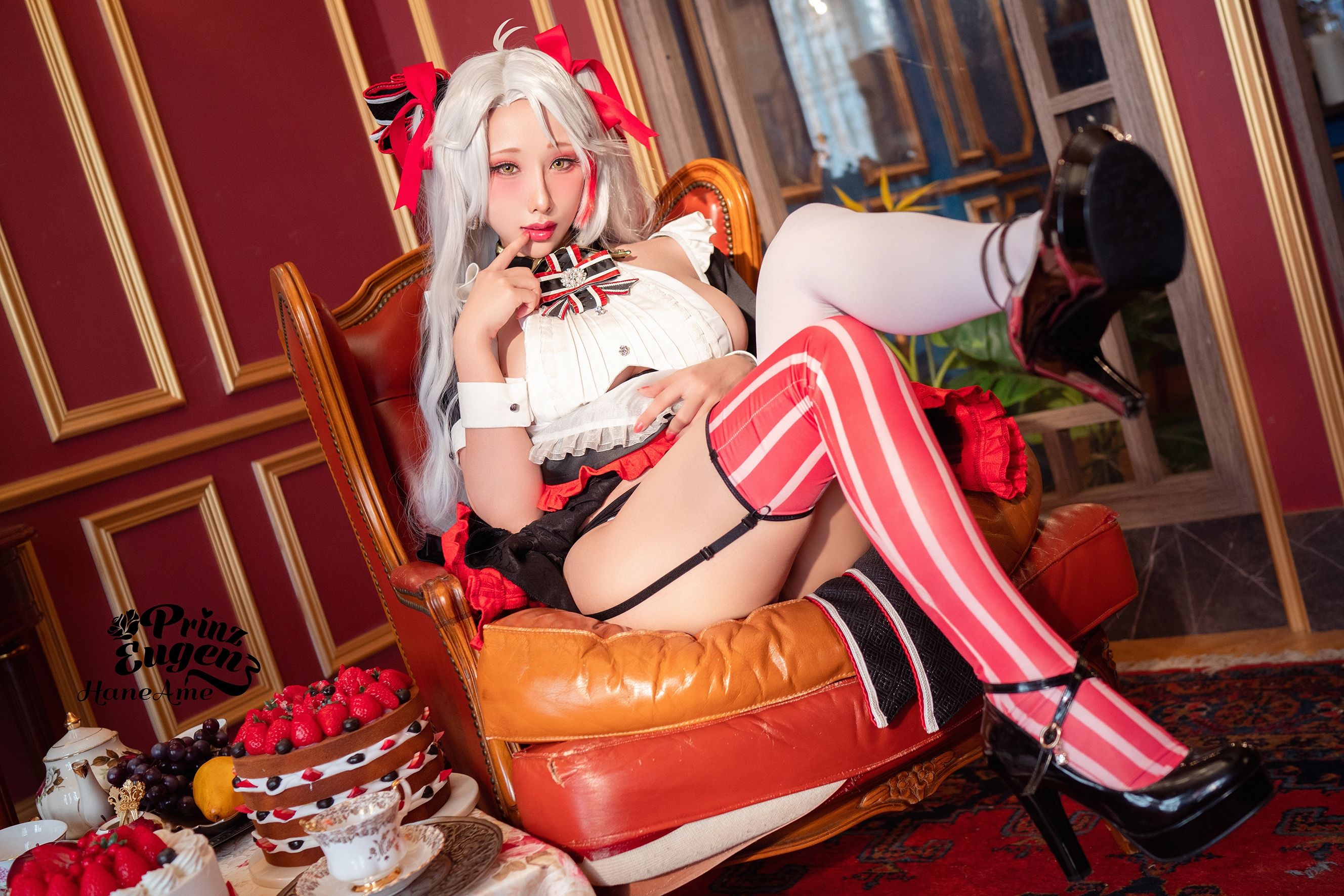[福利COS] Hane Ame 雨波写真 - 欧根亲王 女仆