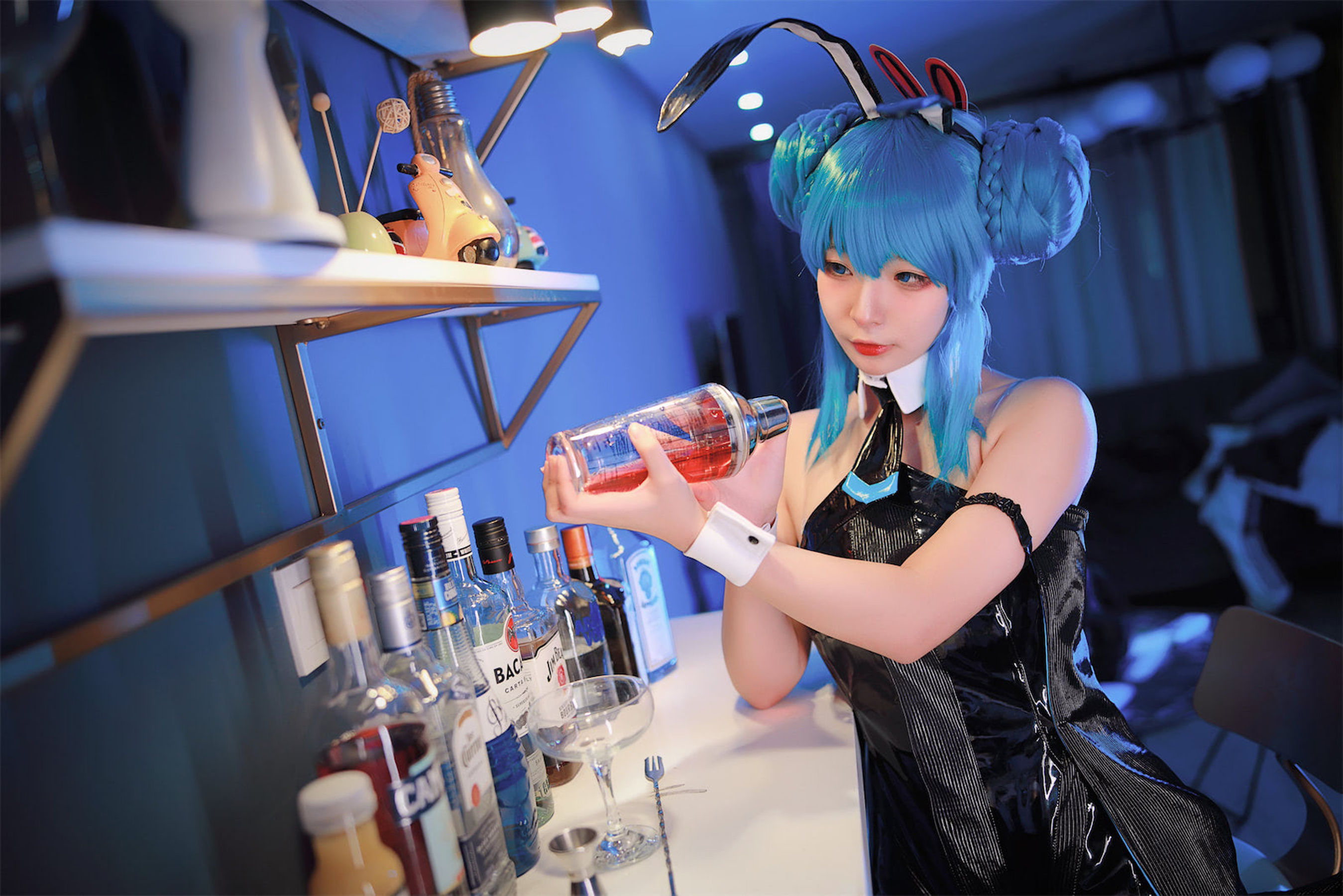[福利COS] yuuhui玉汇 - 初音黑兔