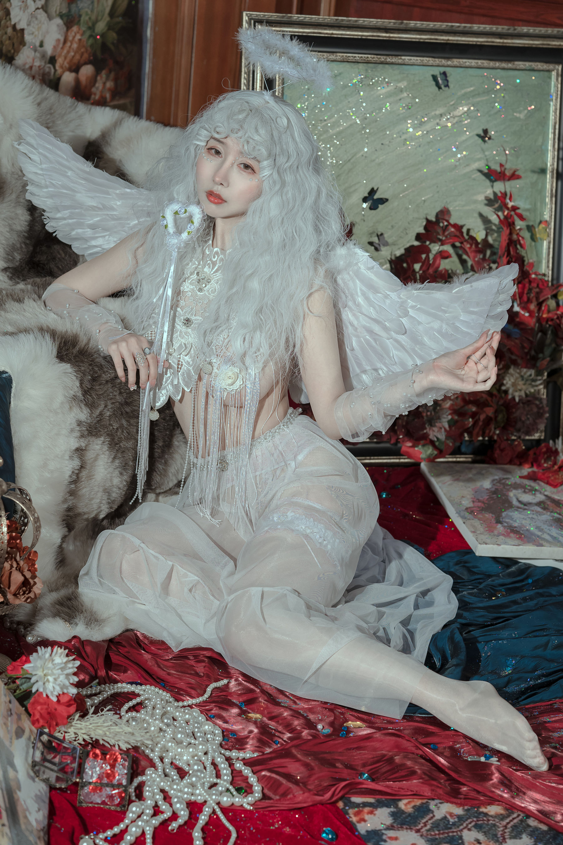 [福利COS] 云溪溪 - 奶桃桃 N44天使