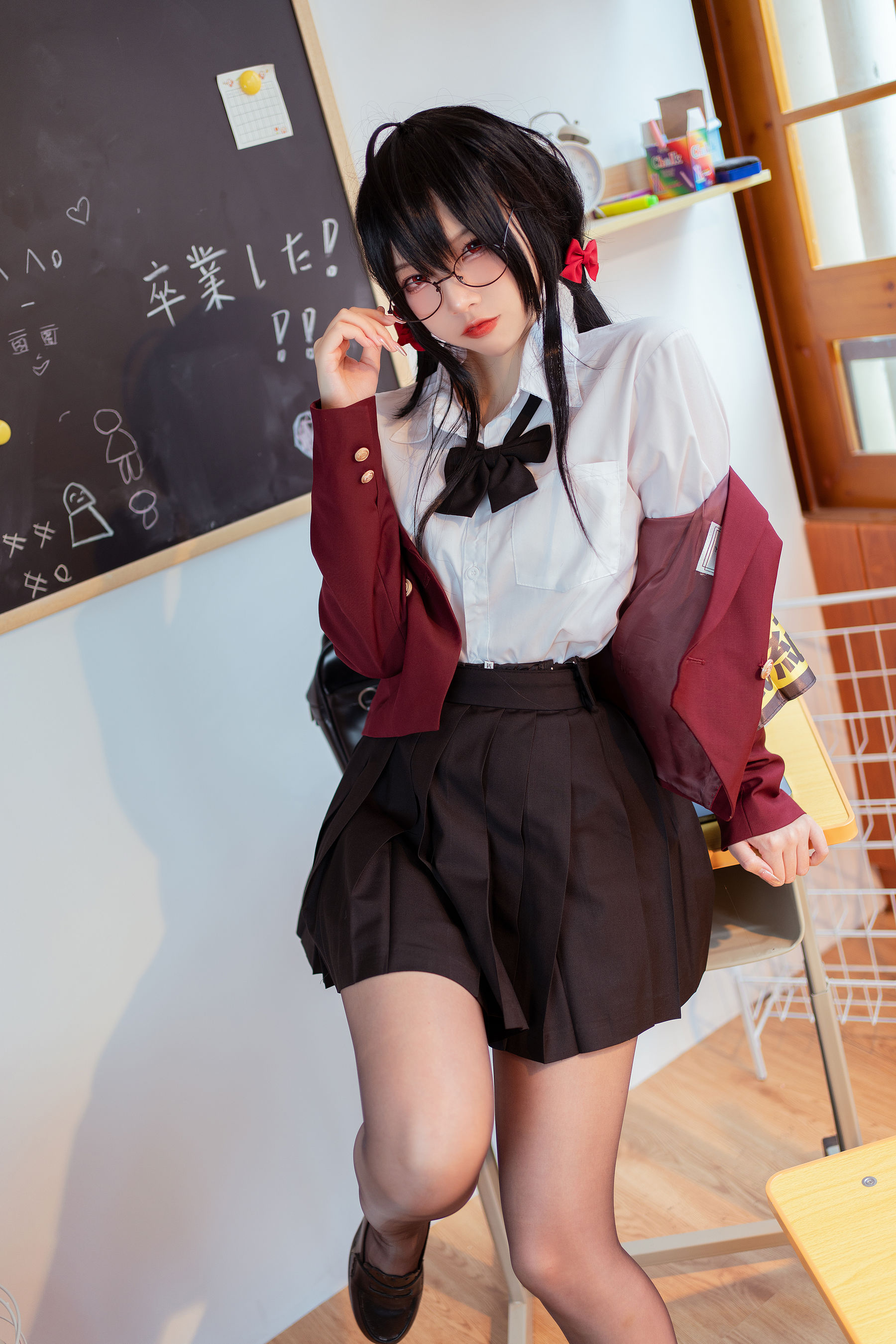 [福利COS] 人气Coser二佐Nisa - 碧蓝大凤JK