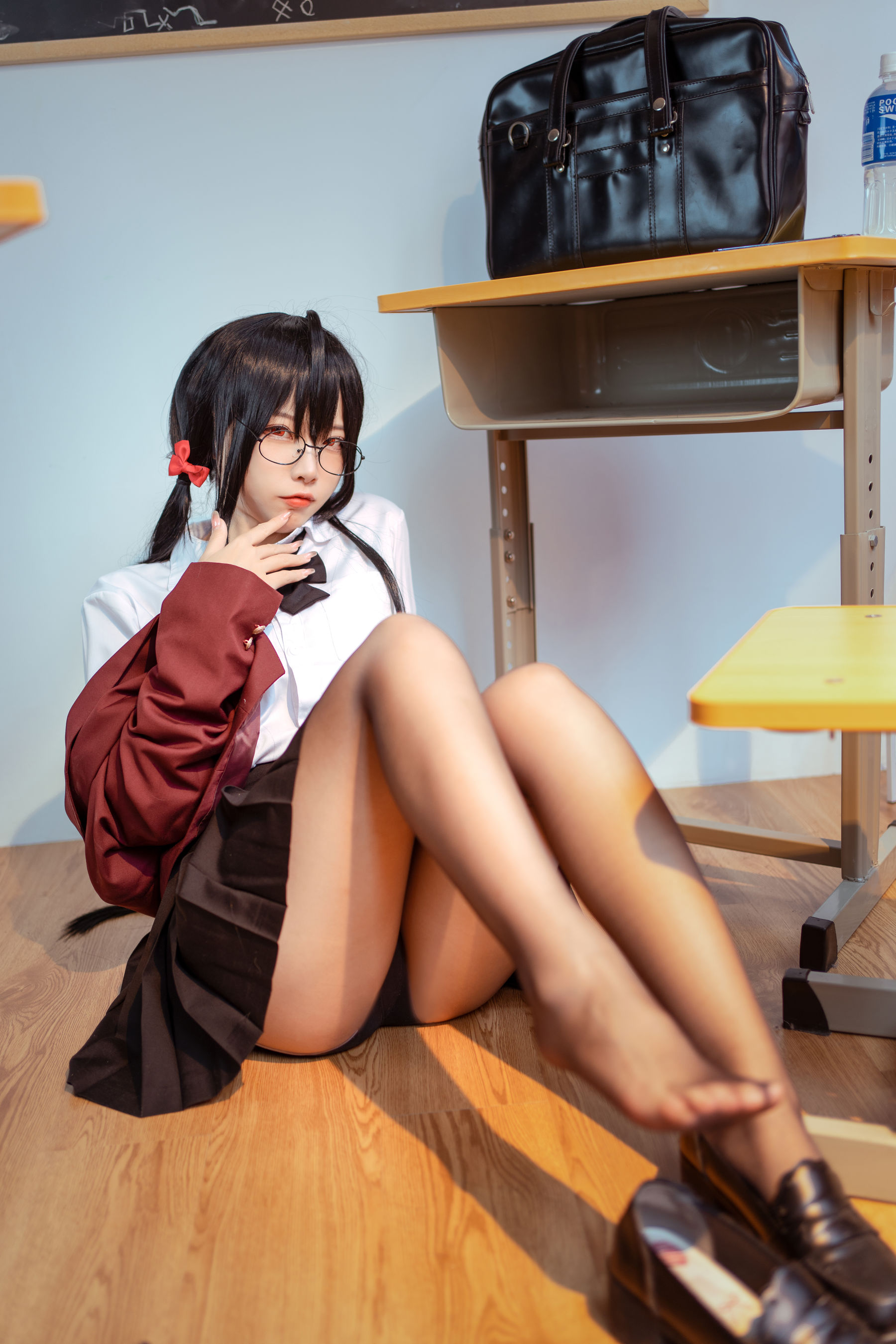 [福利COS] 人气Coser二佐Nisa - 碧蓝大凤JK