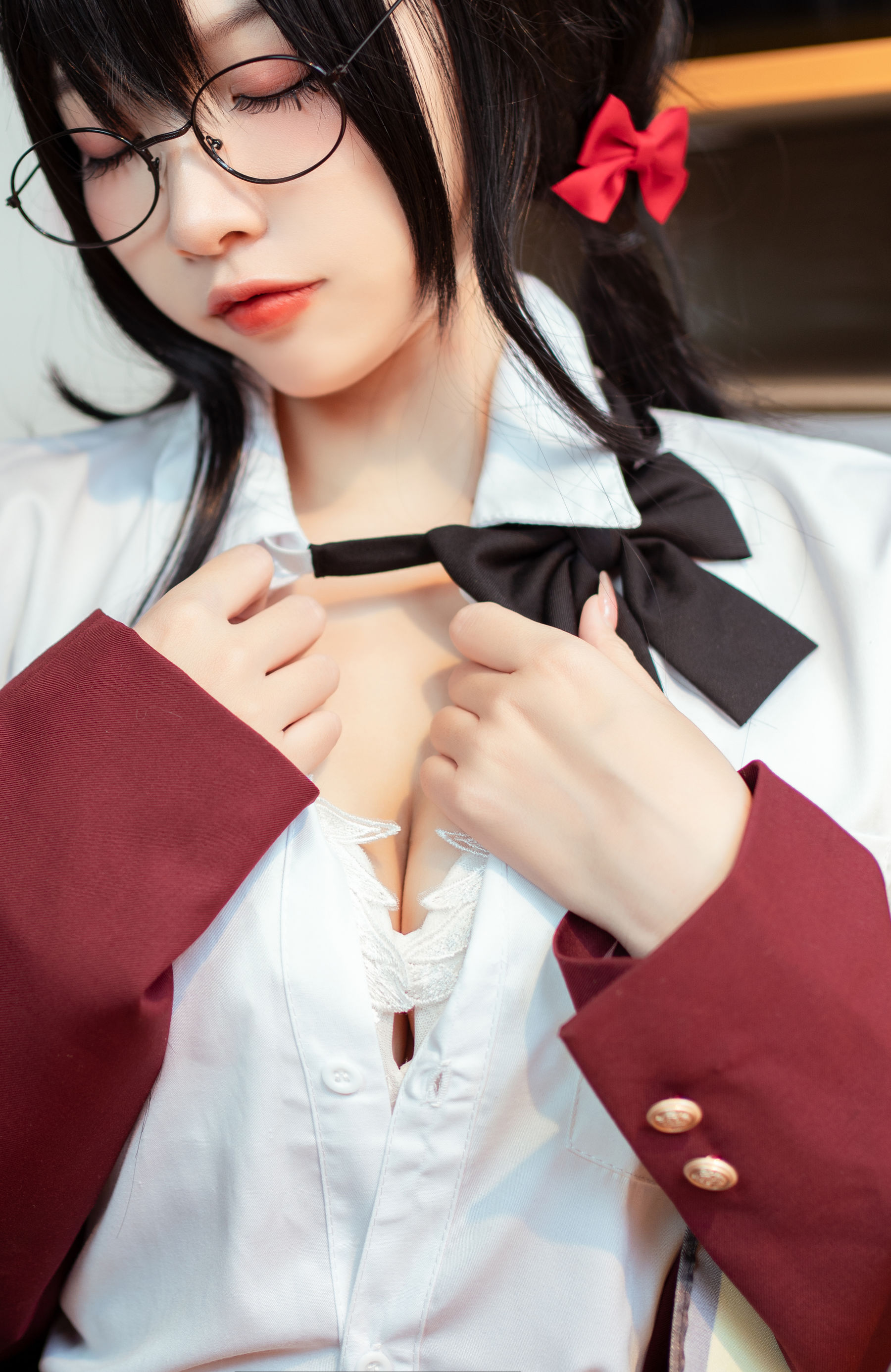 [福利COS] 人气Coser二佐Nisa - 碧蓝大凤JK