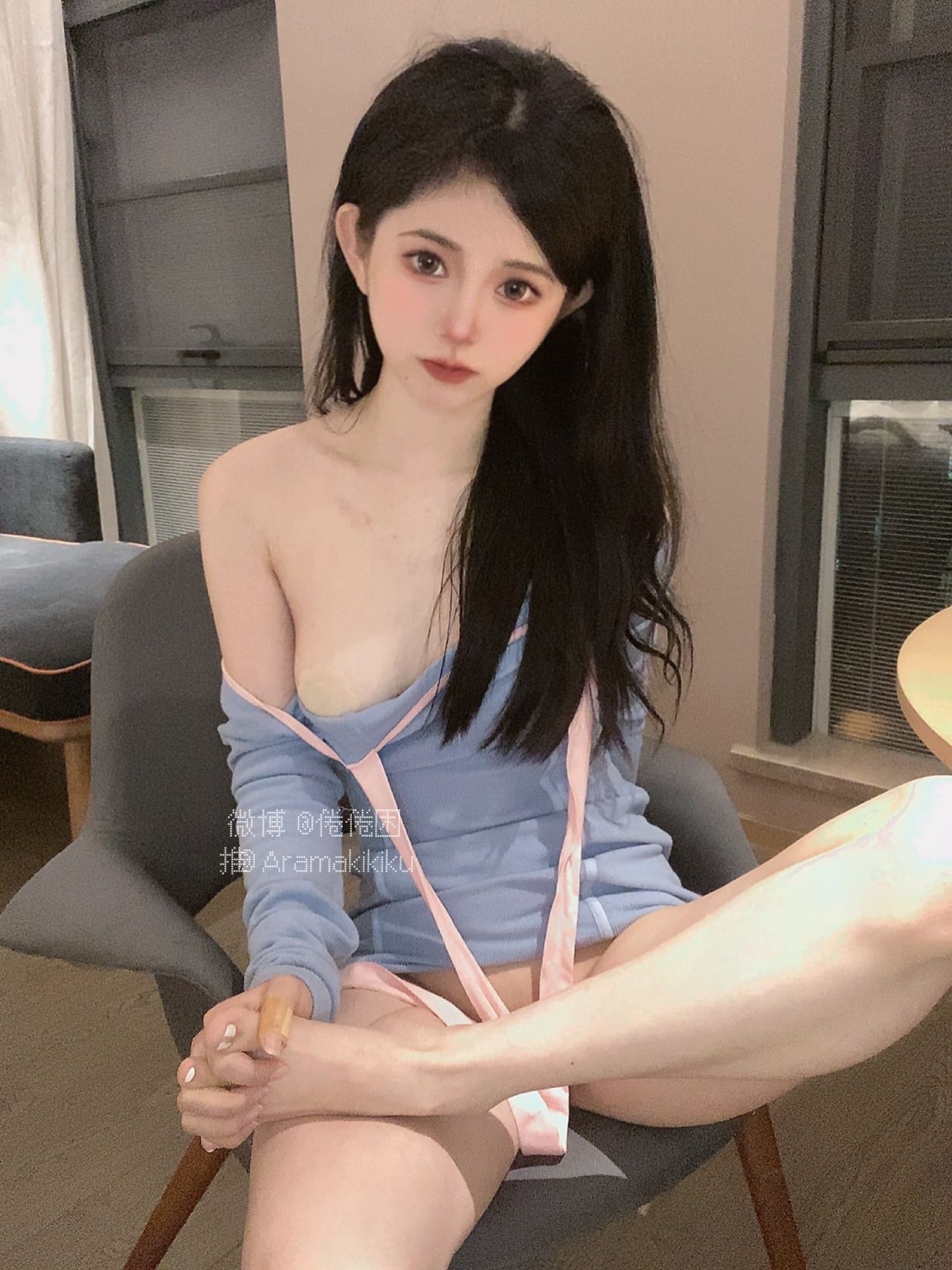 [福利COS] 倦倦喵 - 蓝莓皮肤