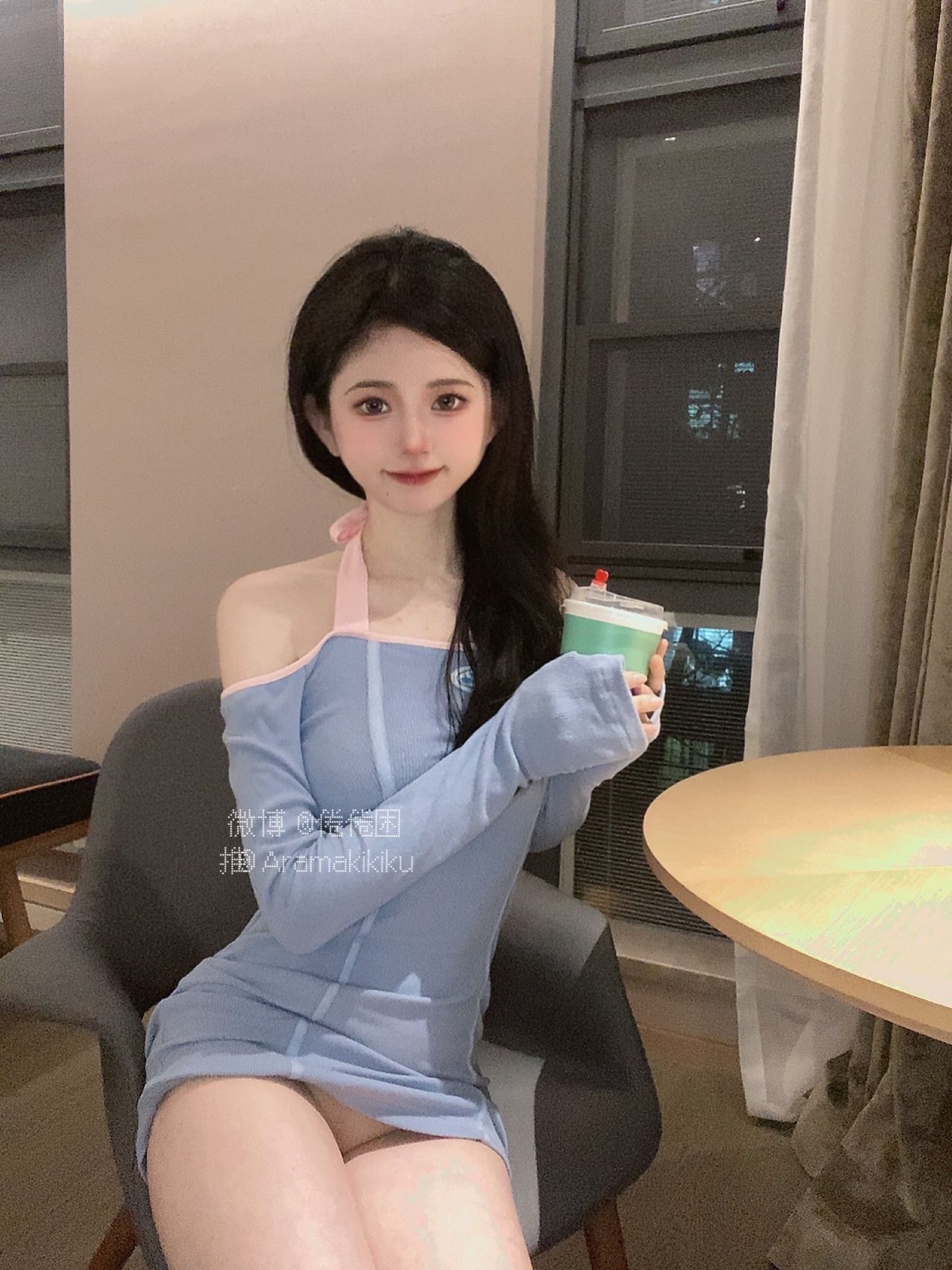 [福利COS] 倦倦喵 - 蓝莓皮肤