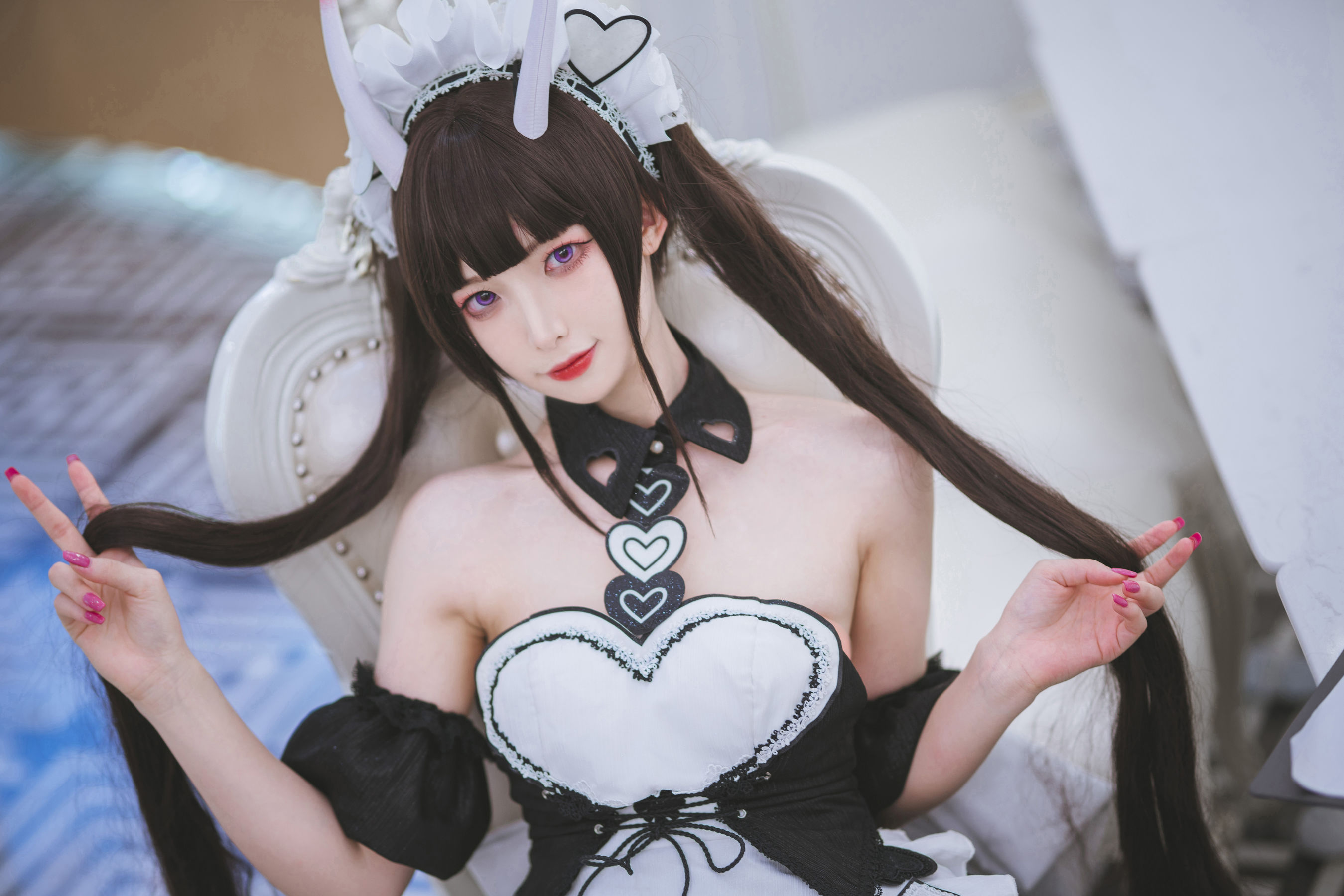 [福利COS] 动漫博主封疆疆v - 能代女仆