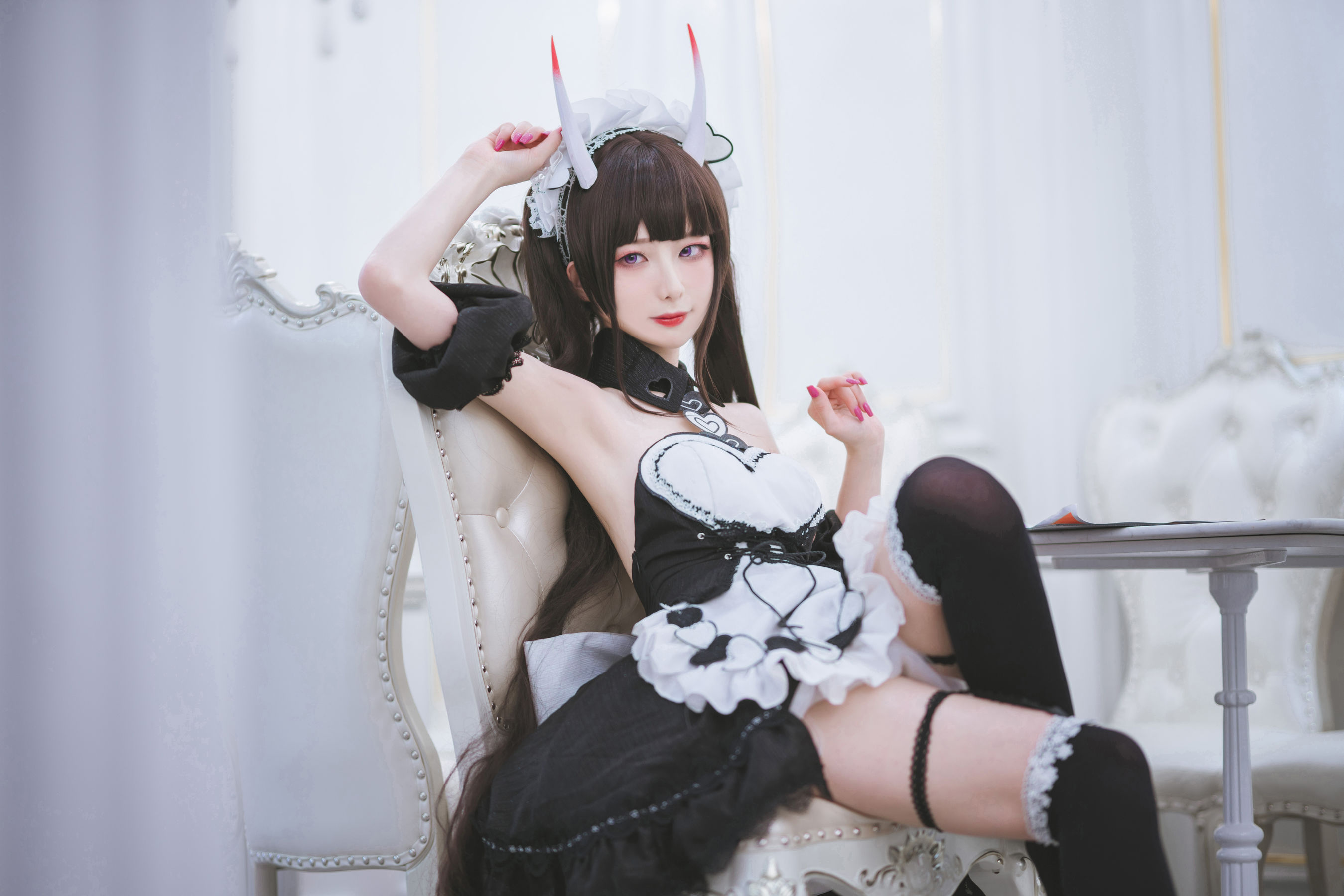 [福利COS] 动漫博主封疆疆v - 能代女仆