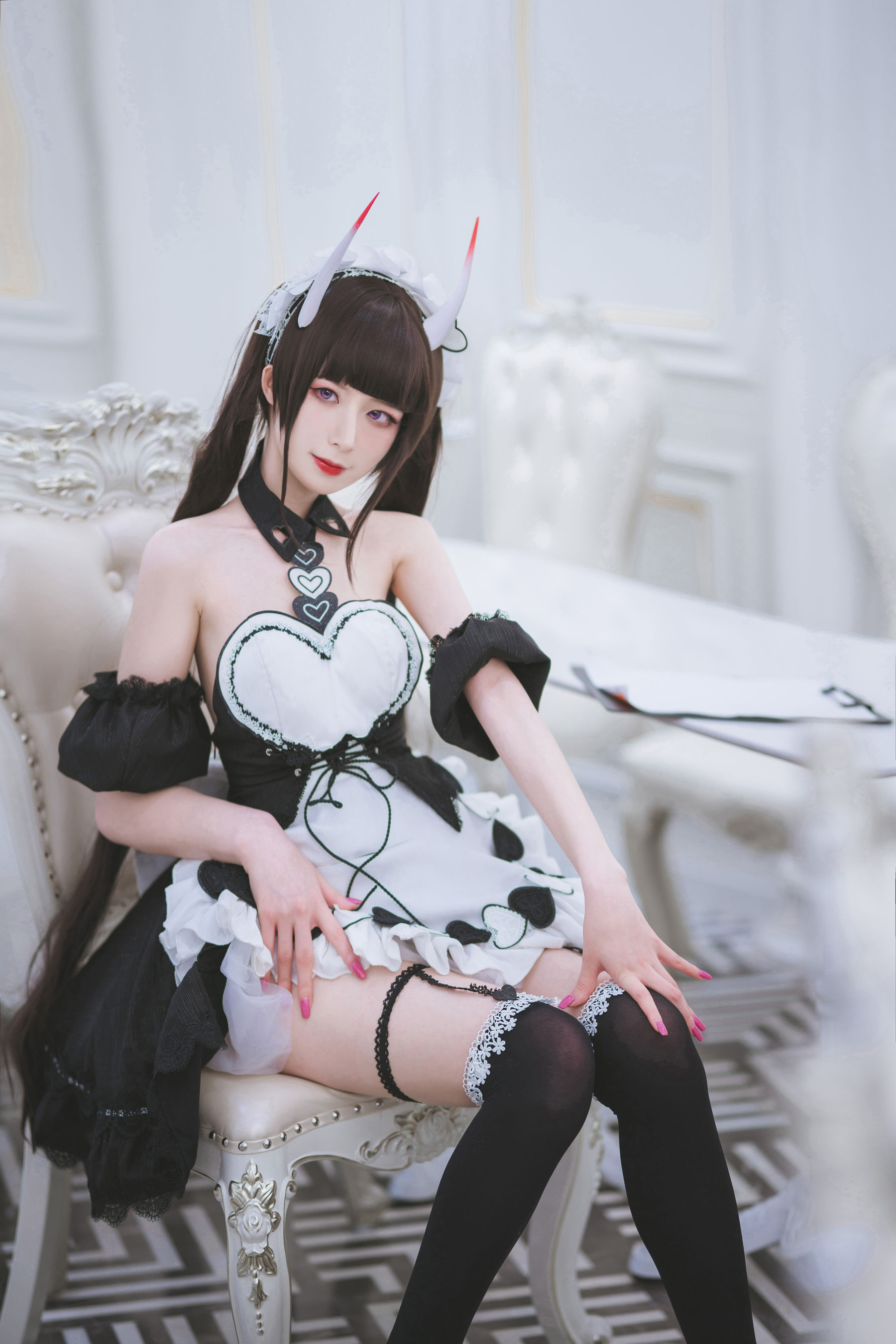 [福利COS] 动漫博主封疆疆v - 能代女仆